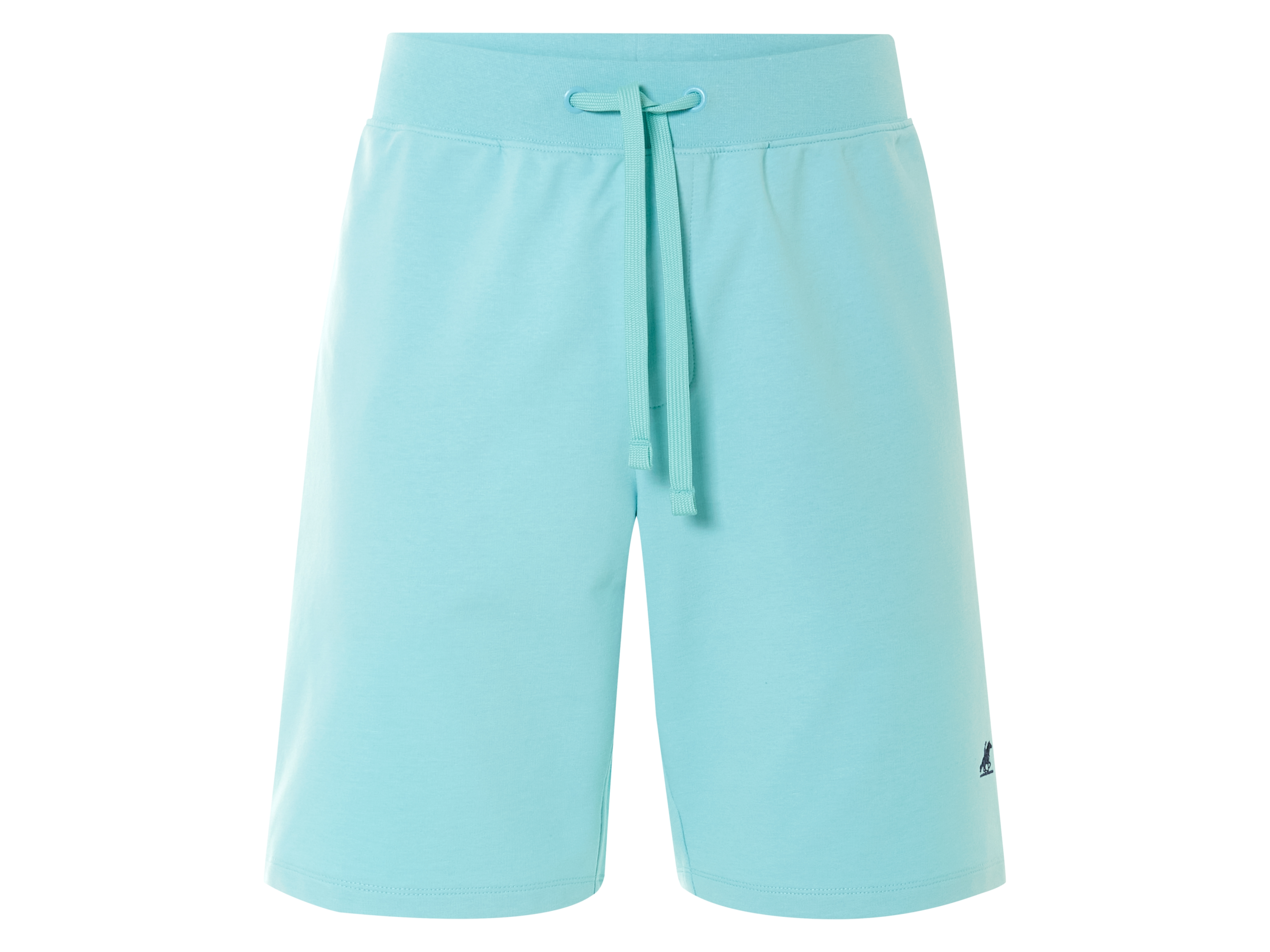 Szorty dresowe męskie z bawełną U.s. Grand Polo Turkusowy, XL 56/58