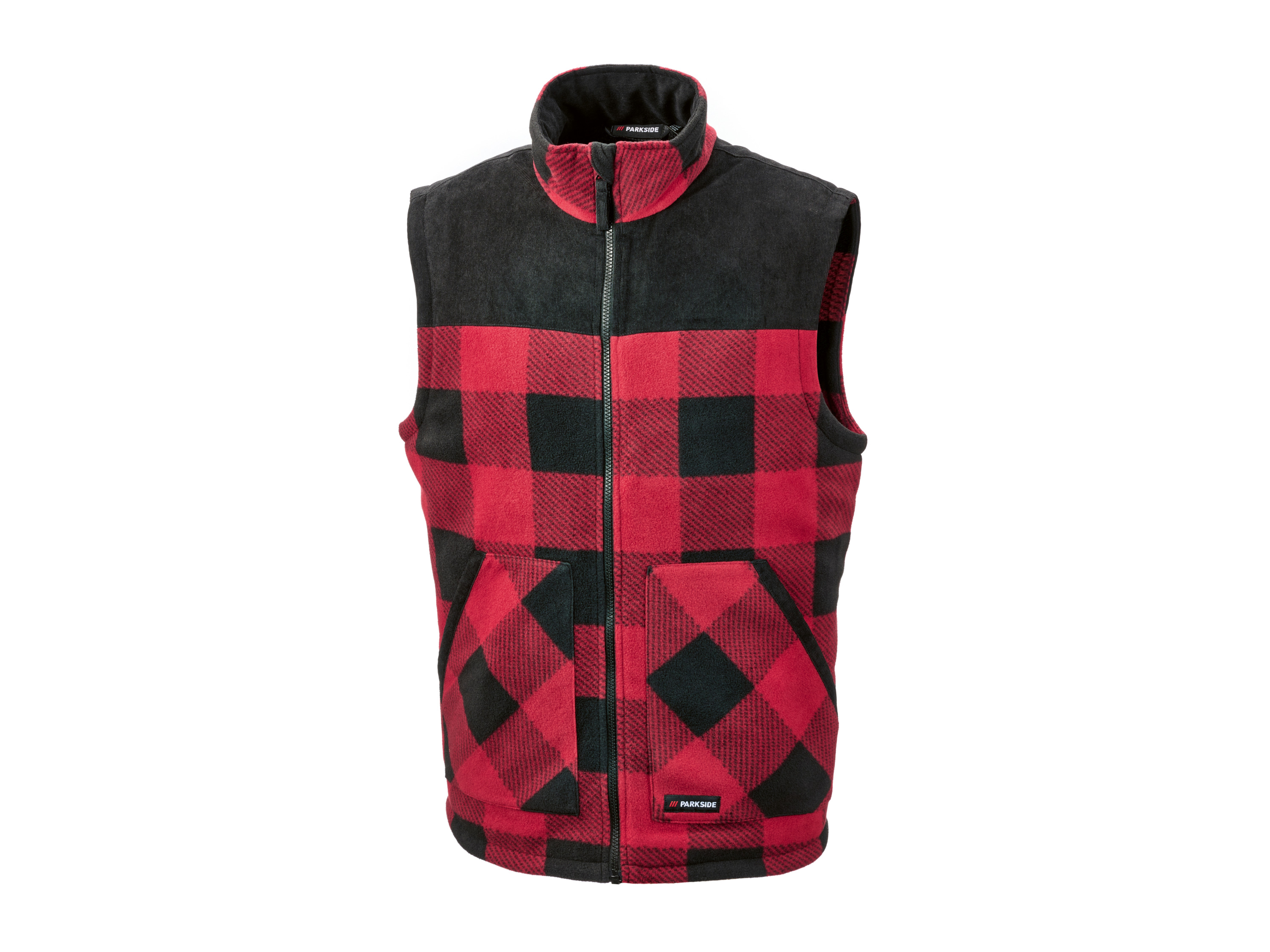 Parkside Kamizelka polarowa męska Czerwony, L 52/54