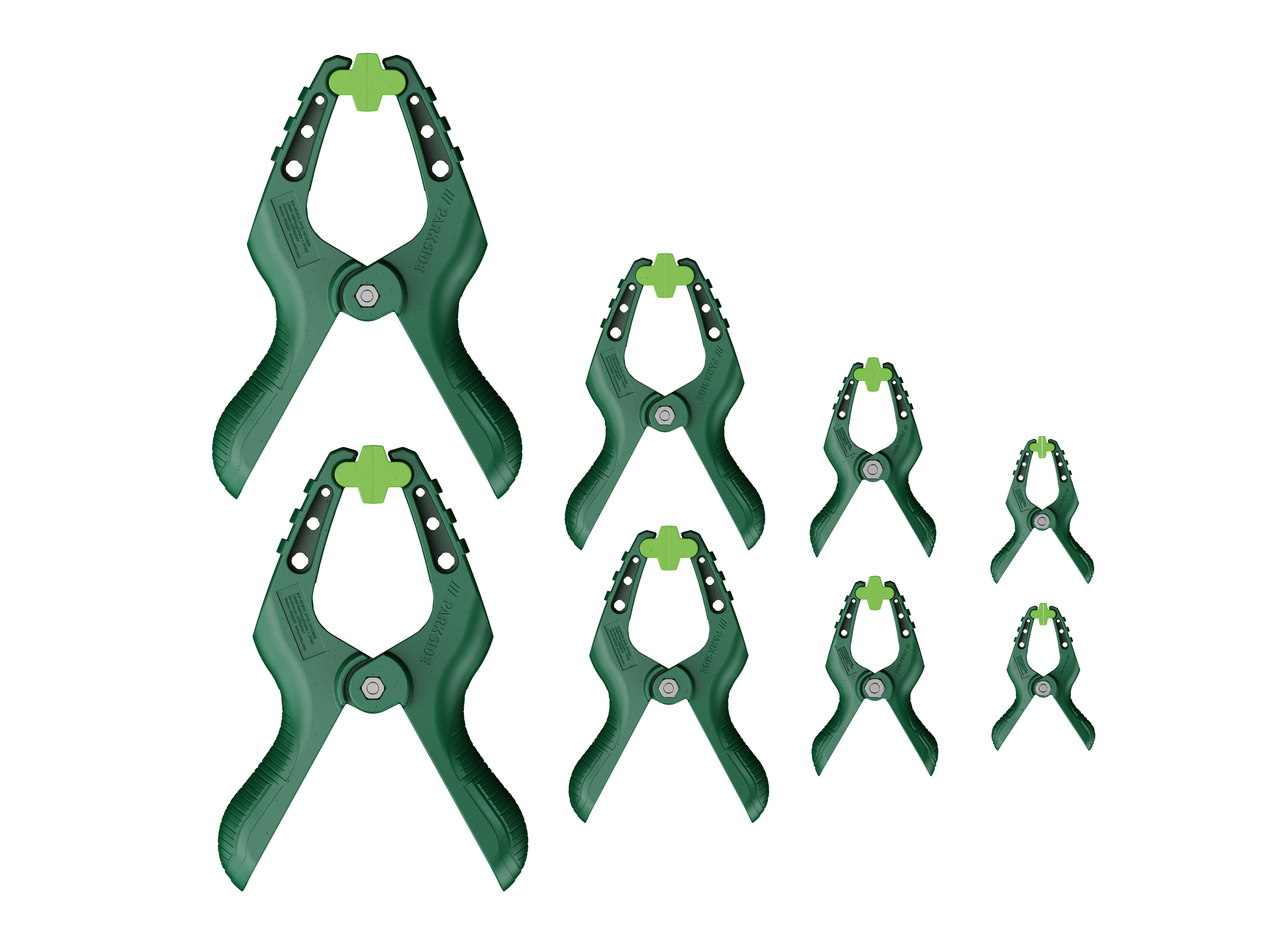 Parkside Zestaw 8 lub 12 ścisków 8 elementów