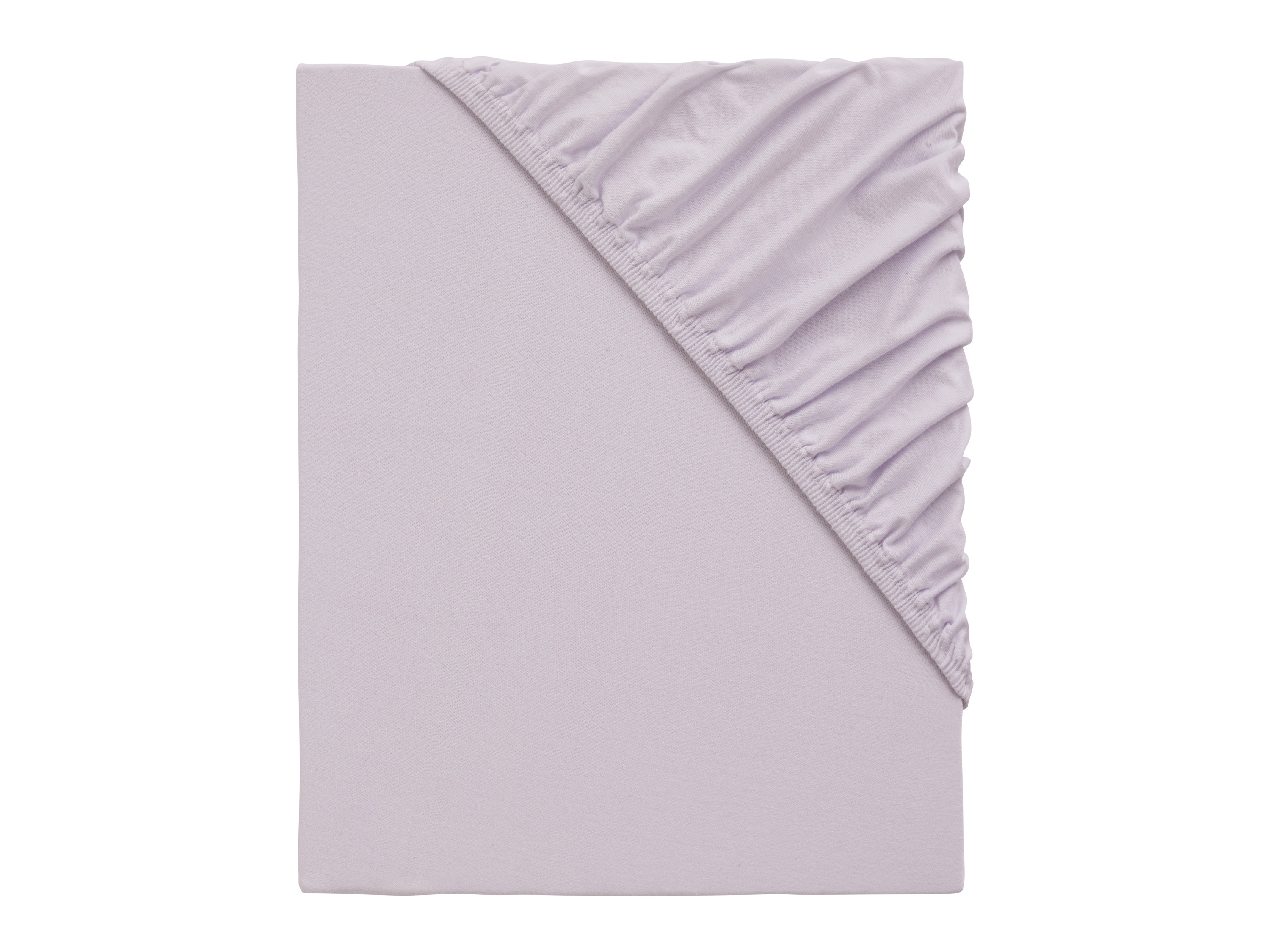 Emma Prześcieradło z dżerseju z gumką, 90-100 x 200 cm Różowy