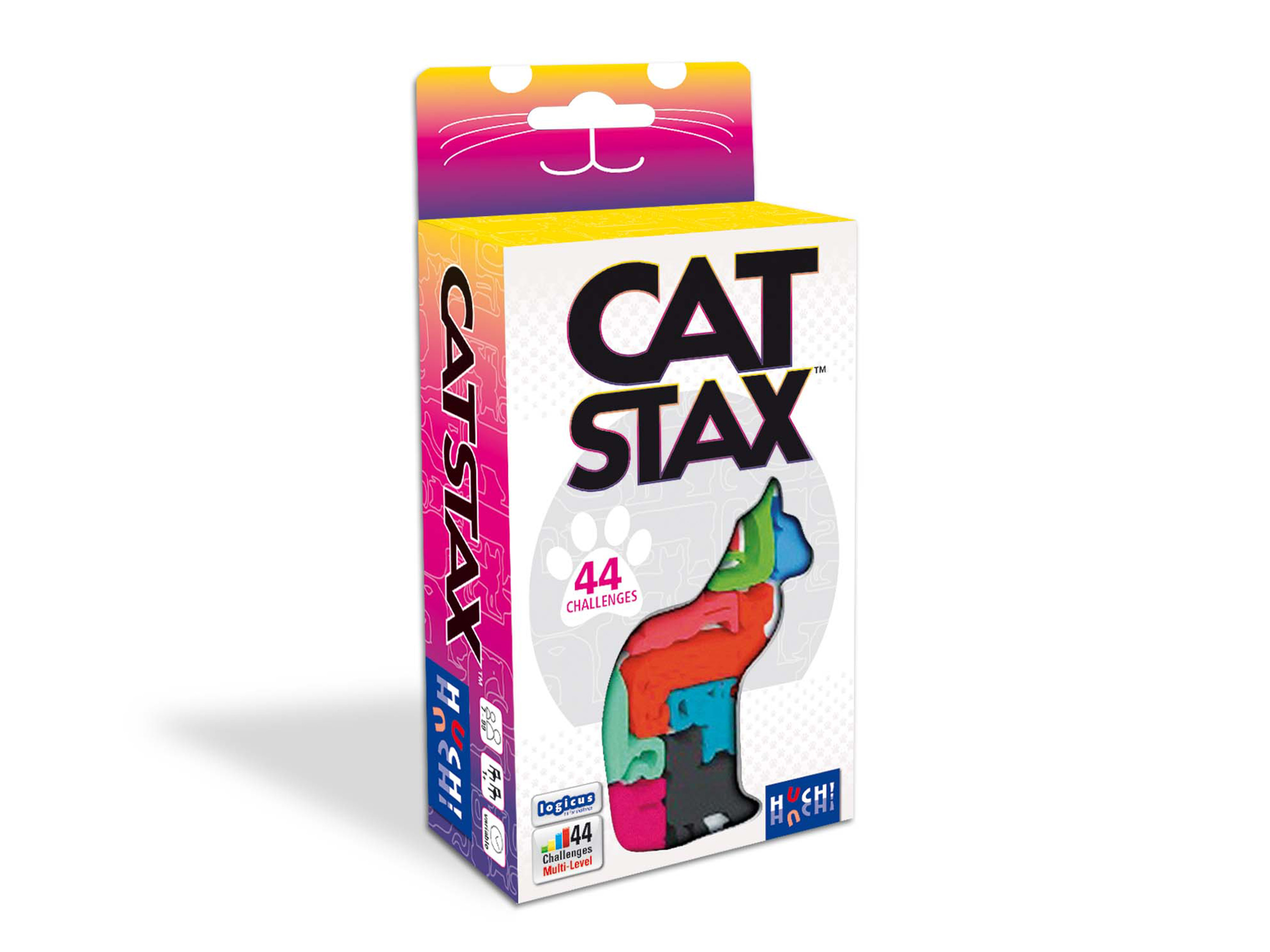 Huch! Gra logiczna »Cat Stax« / »Dog Pile« / »Sea Stax« Kot Staszek