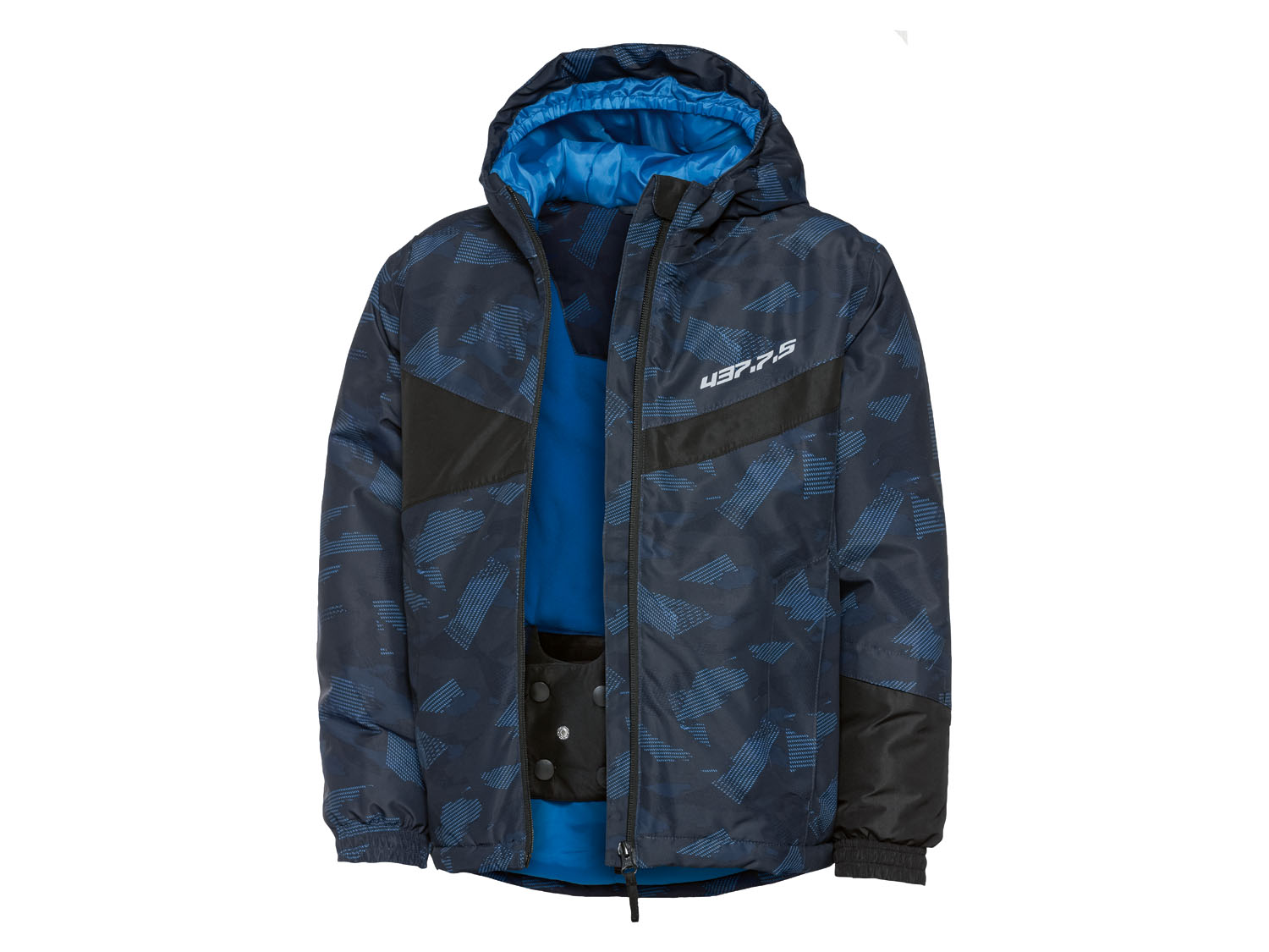 Crivit Kurtka narciarska chłopięca Czarny, 134/140