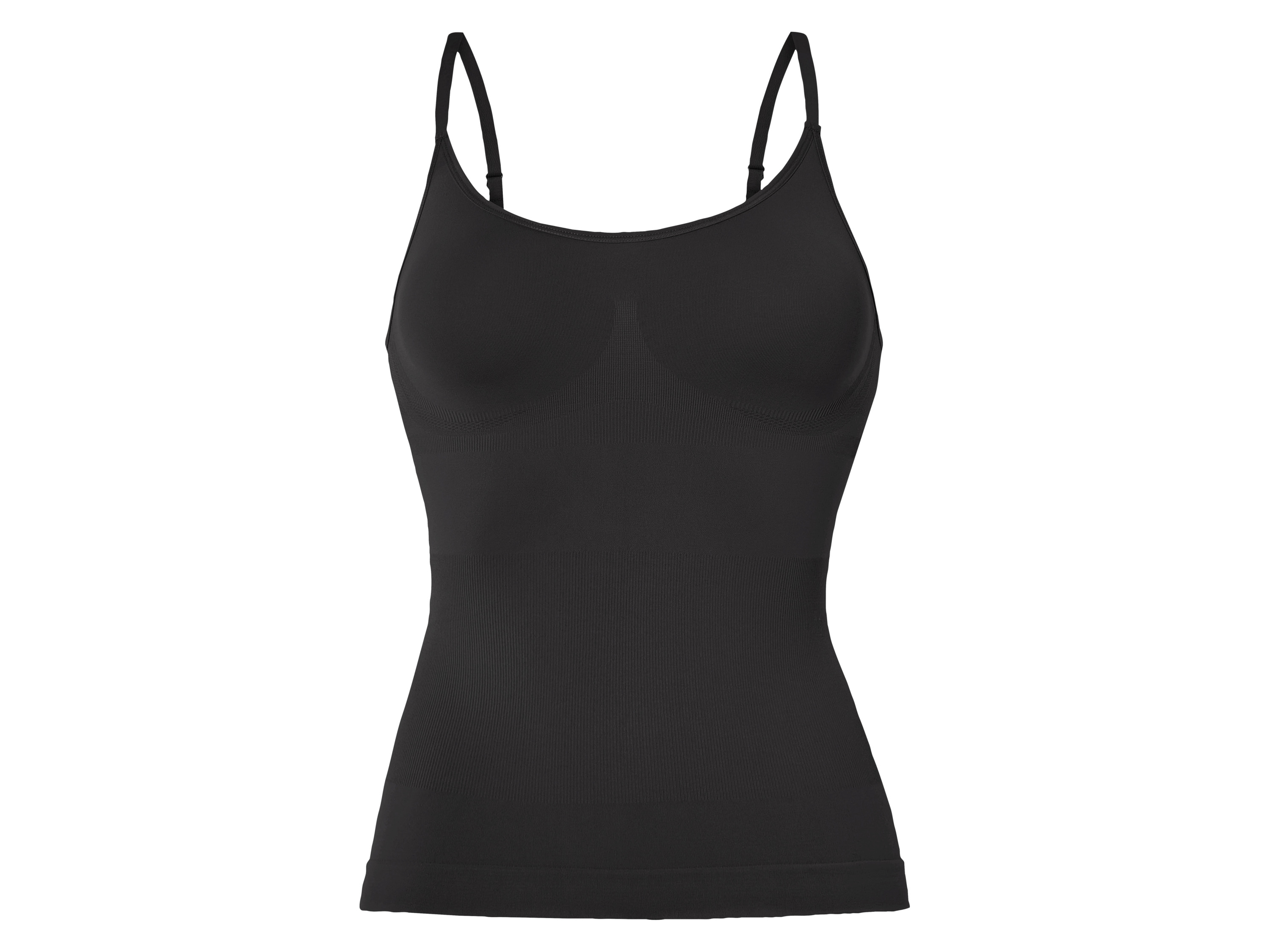 esmara Top modelujący sylwetkę damski Czarny, XL 48/50