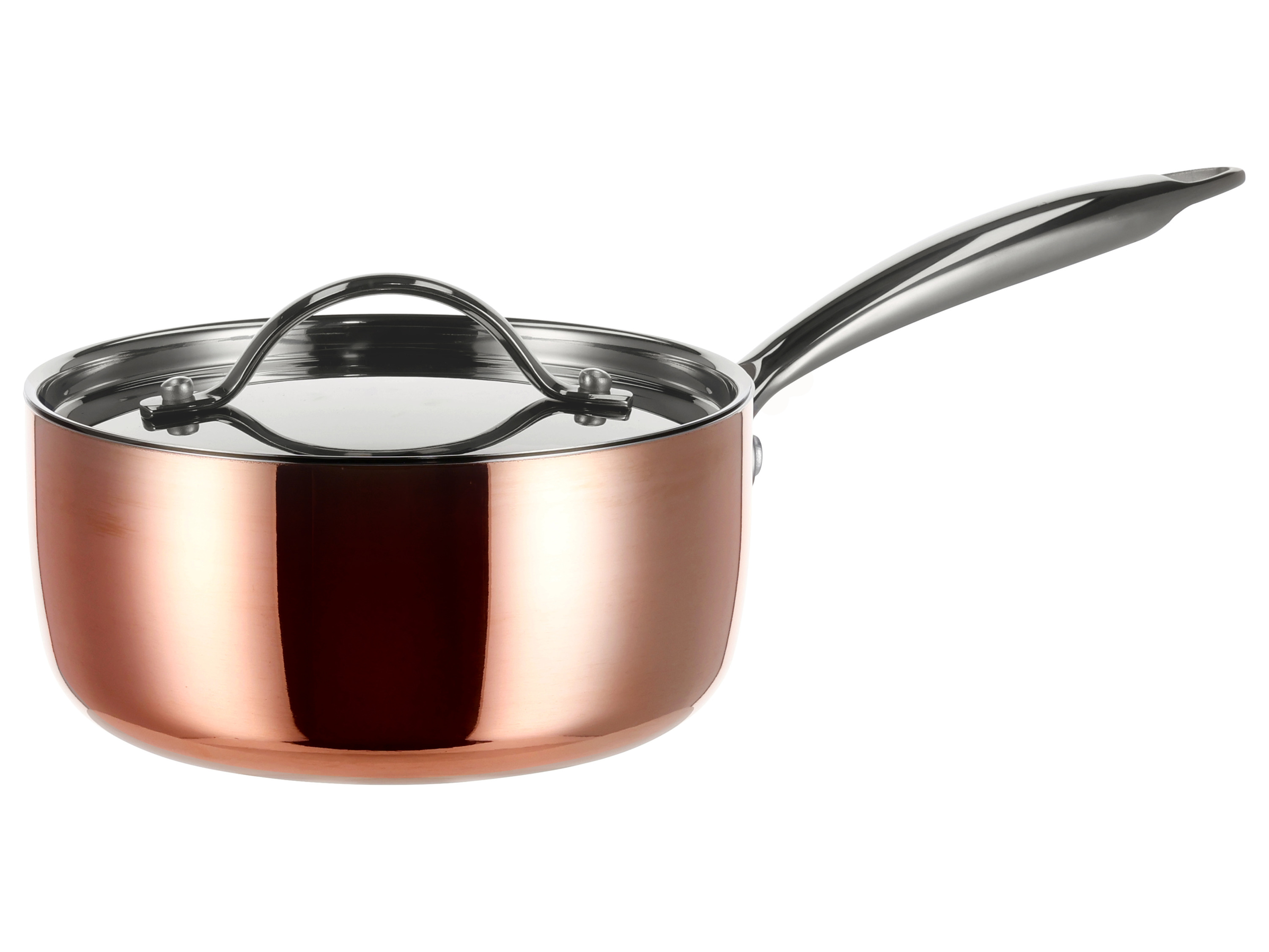 Silvercrest Rondel premium z powłoką miedzianą z pokrywką, Ø 16 cm