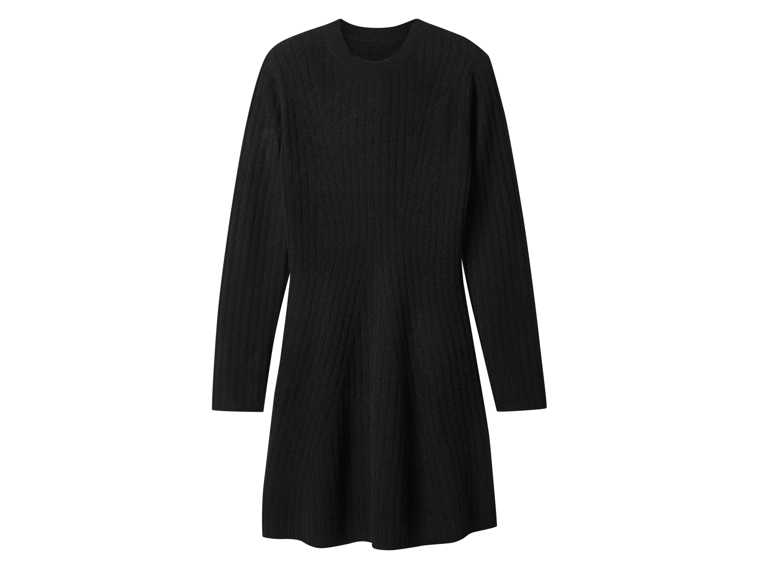 esmara Sukienka dzianinowa damska Czarny, M40/42