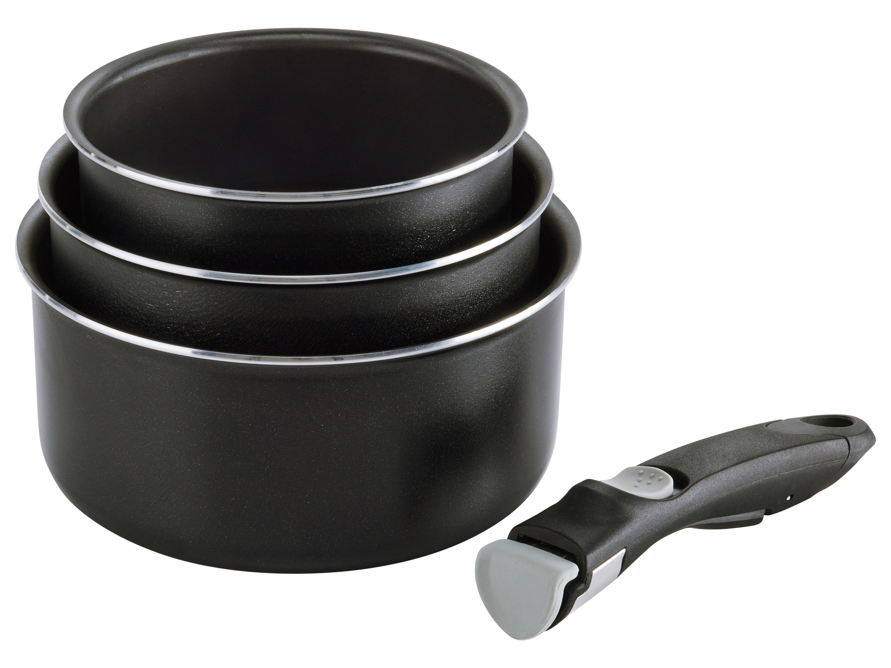 Crivit Zestaw 3 garnków lub patelni Zestaw garnków