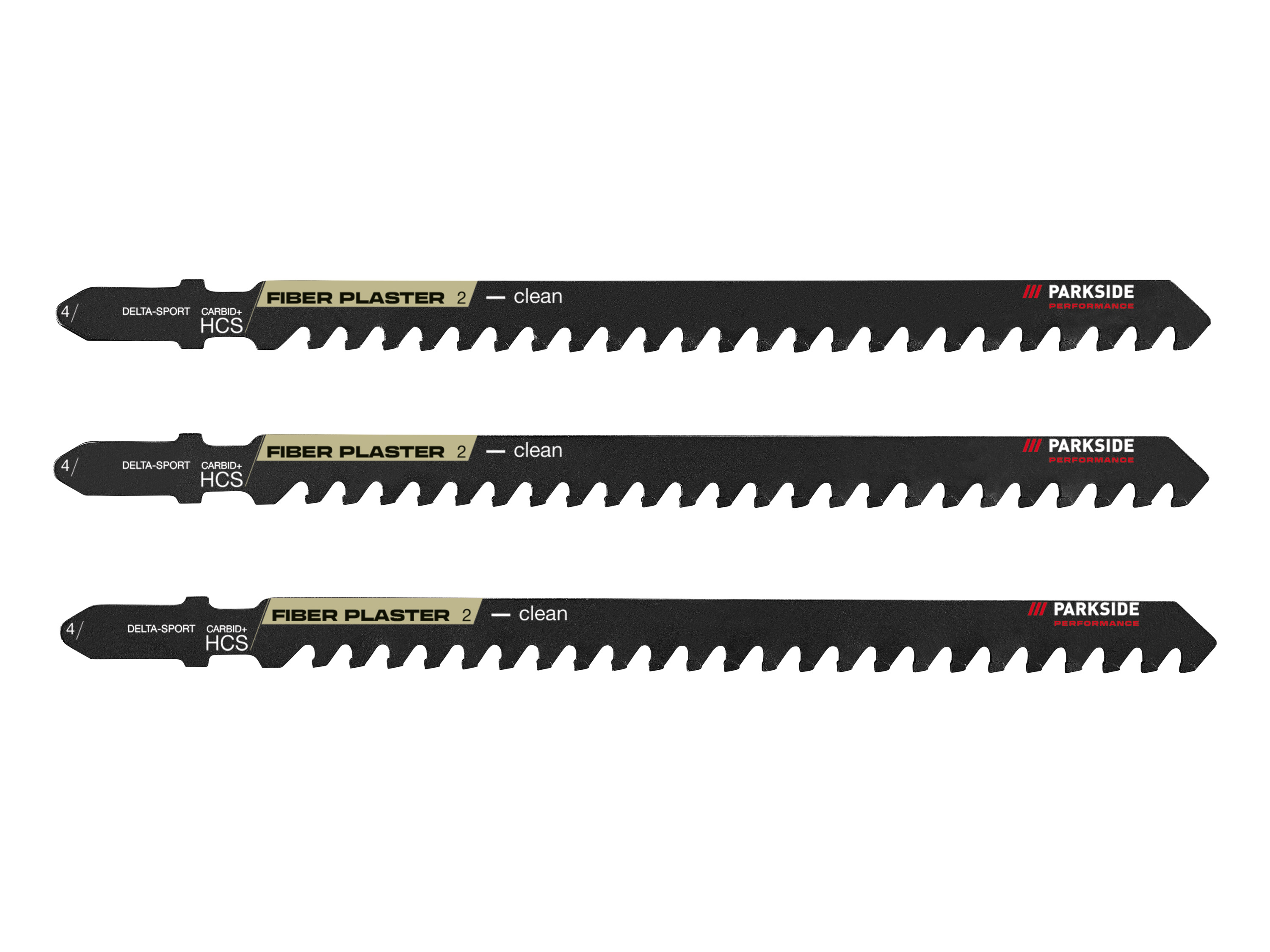 Parkside Performance Zestaw 3 brzeszczotów do wyrzynarki Ppstz 3 A1 Wielo