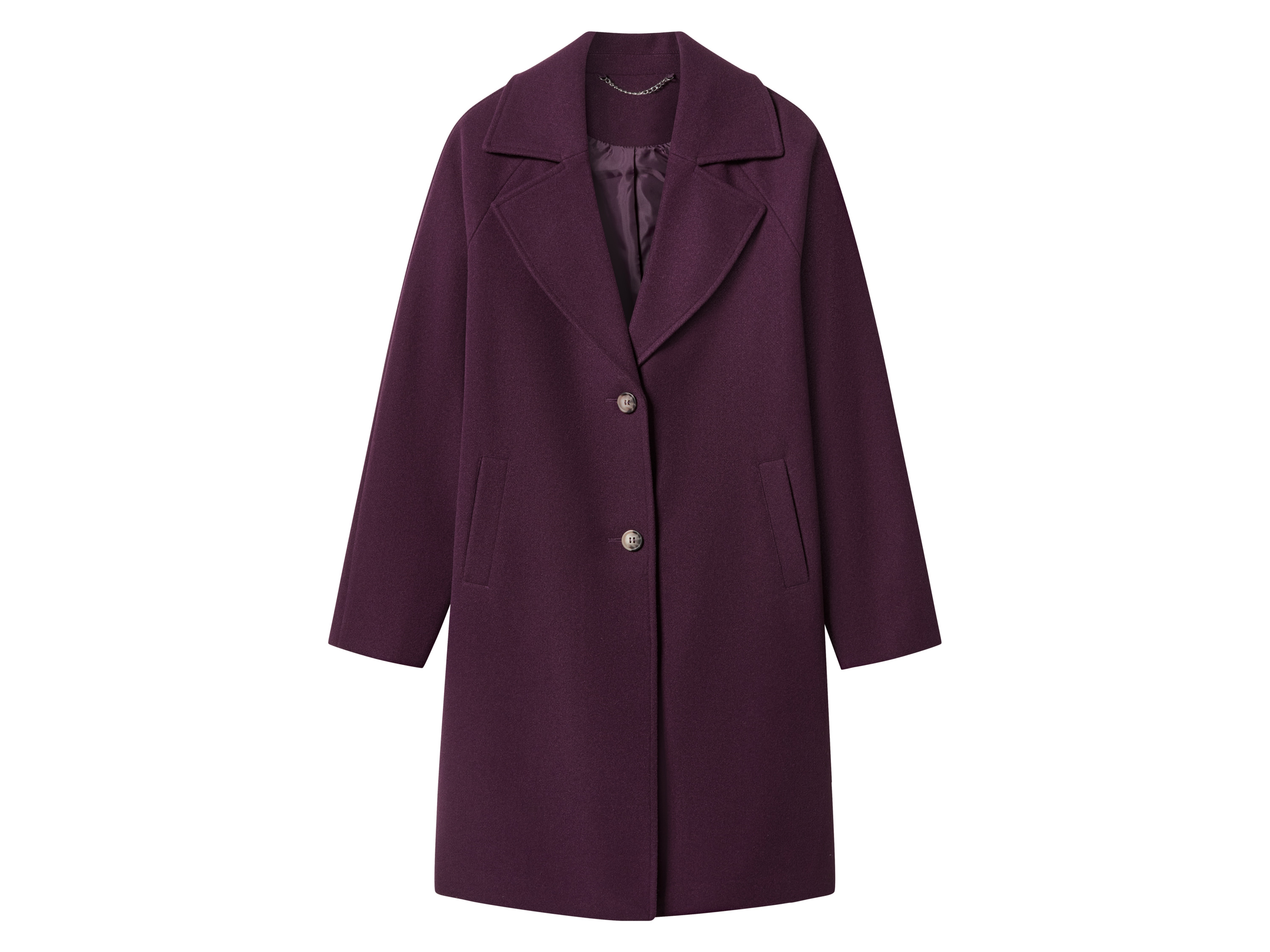 esmara Płaszcz damski Burgundowy, 44