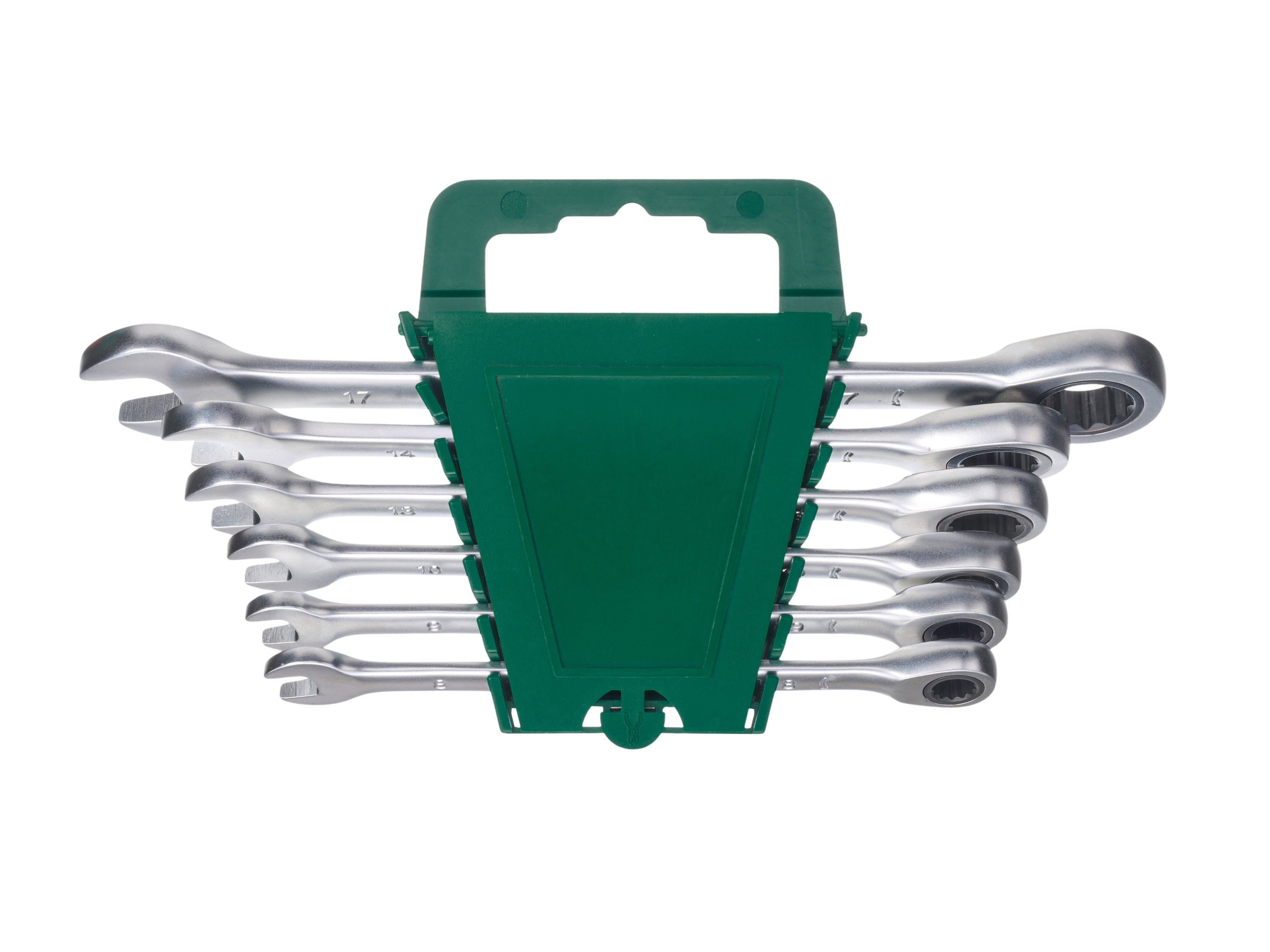 Parkside Zestaw kluczy płasko-oczkowych z grzechotką, 5 lub 6 elementów Z grzechotką, 6 sztuk