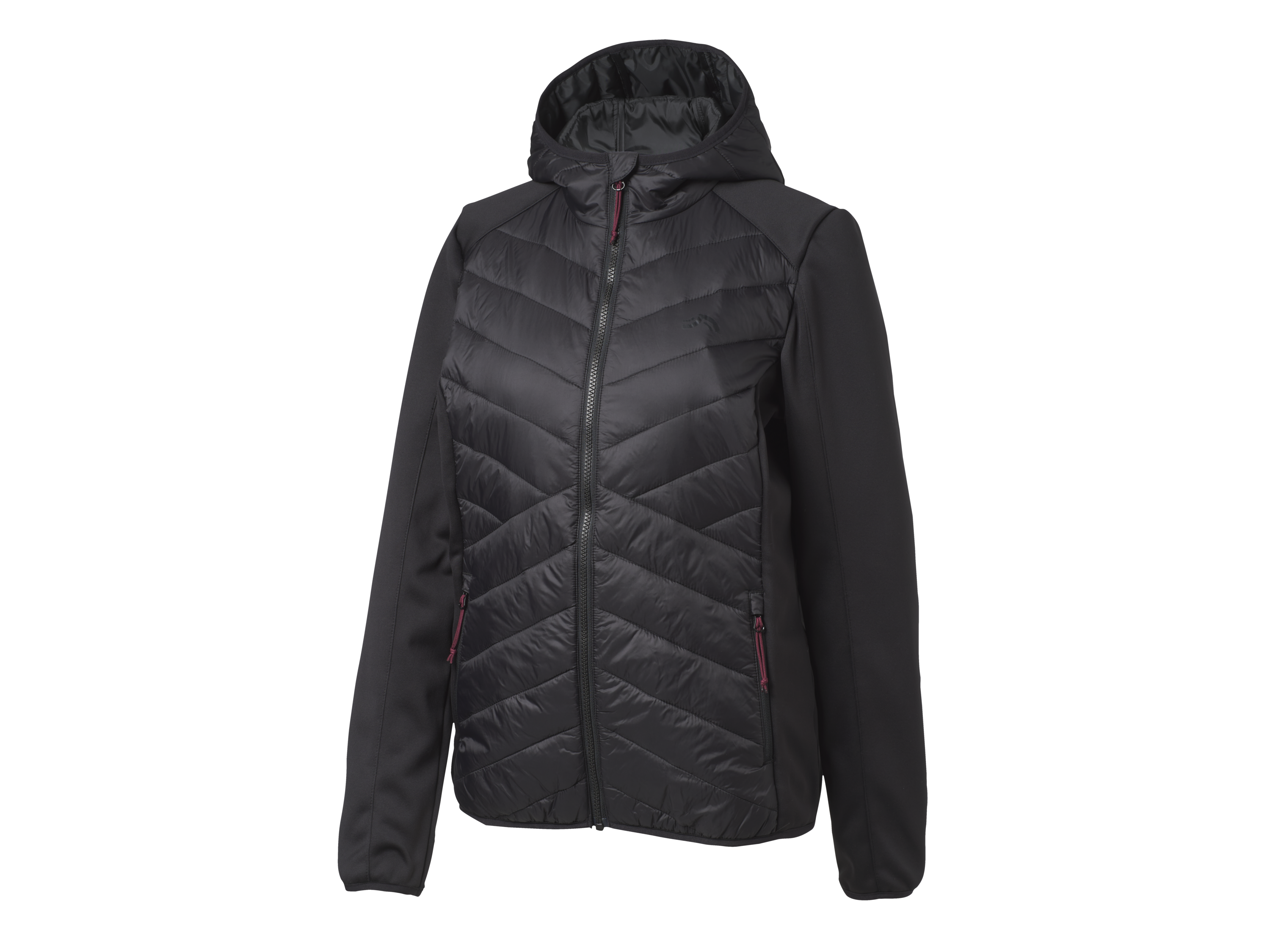 Crivit Kurtka hybrydowa damska Czarny, M40/42