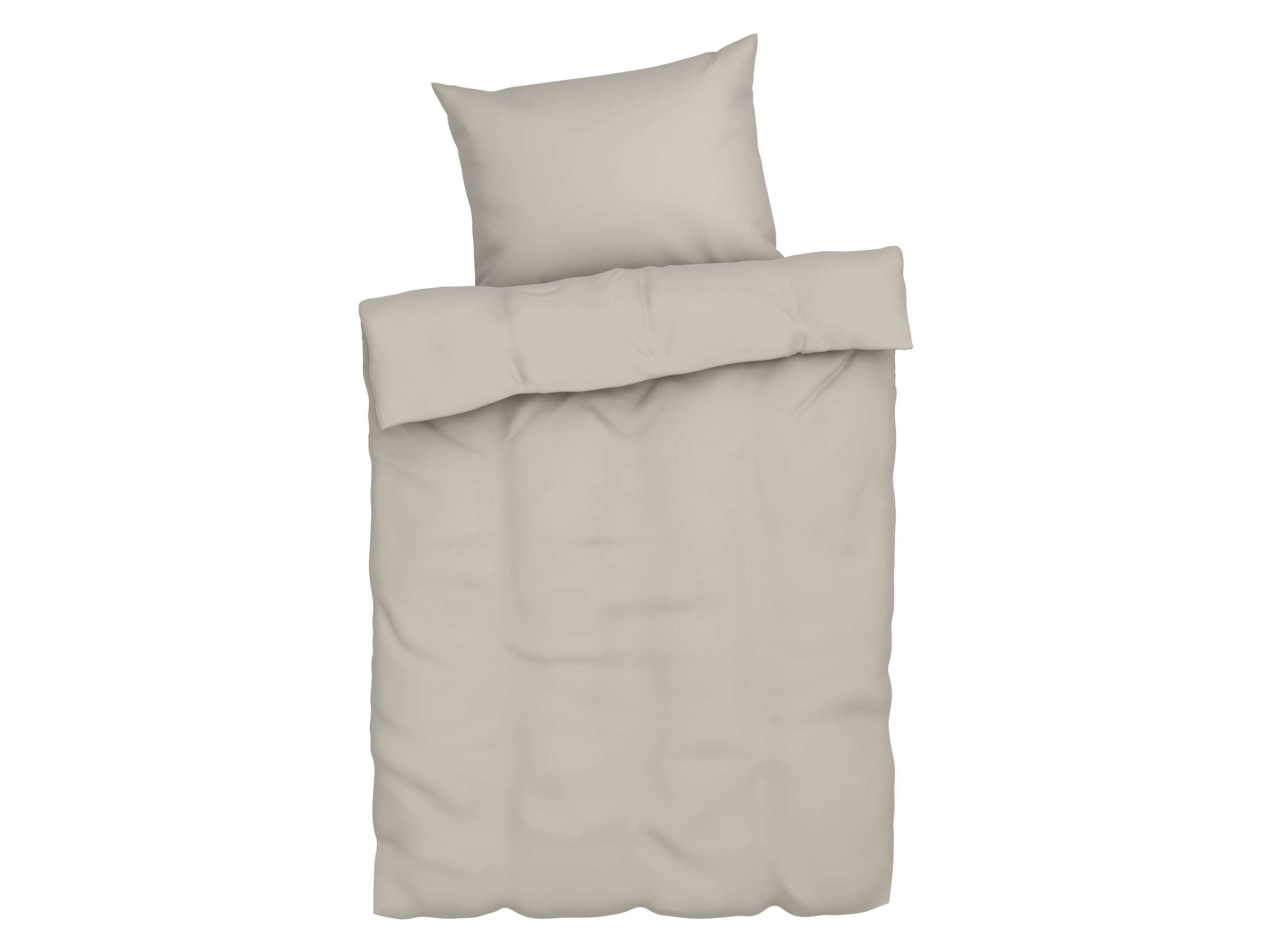 Livarno home Pościel z bawełny muślinowej, 140 x 200 cm Beżowy