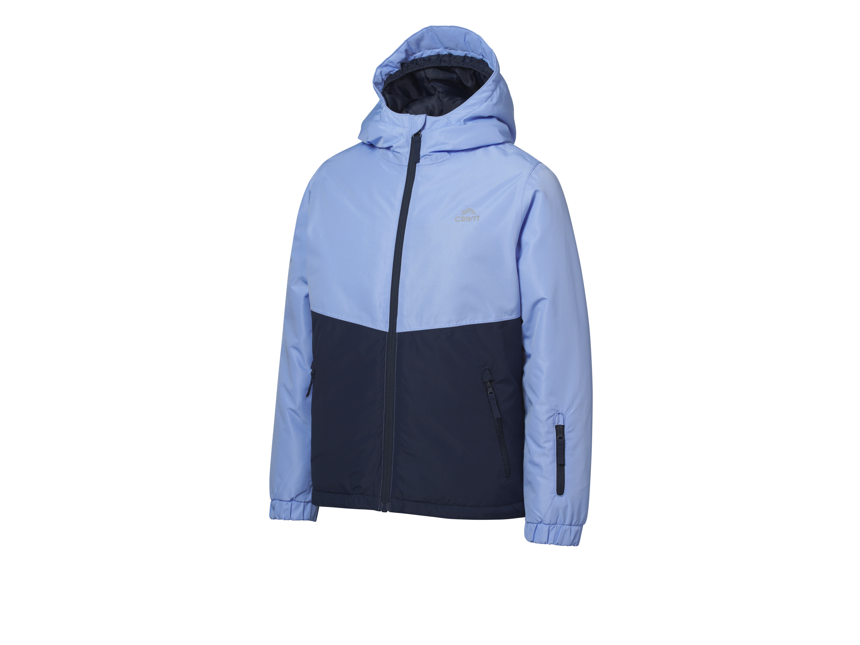 Crivit Kurtka narciarska dziecięca Niebieski, 134/140