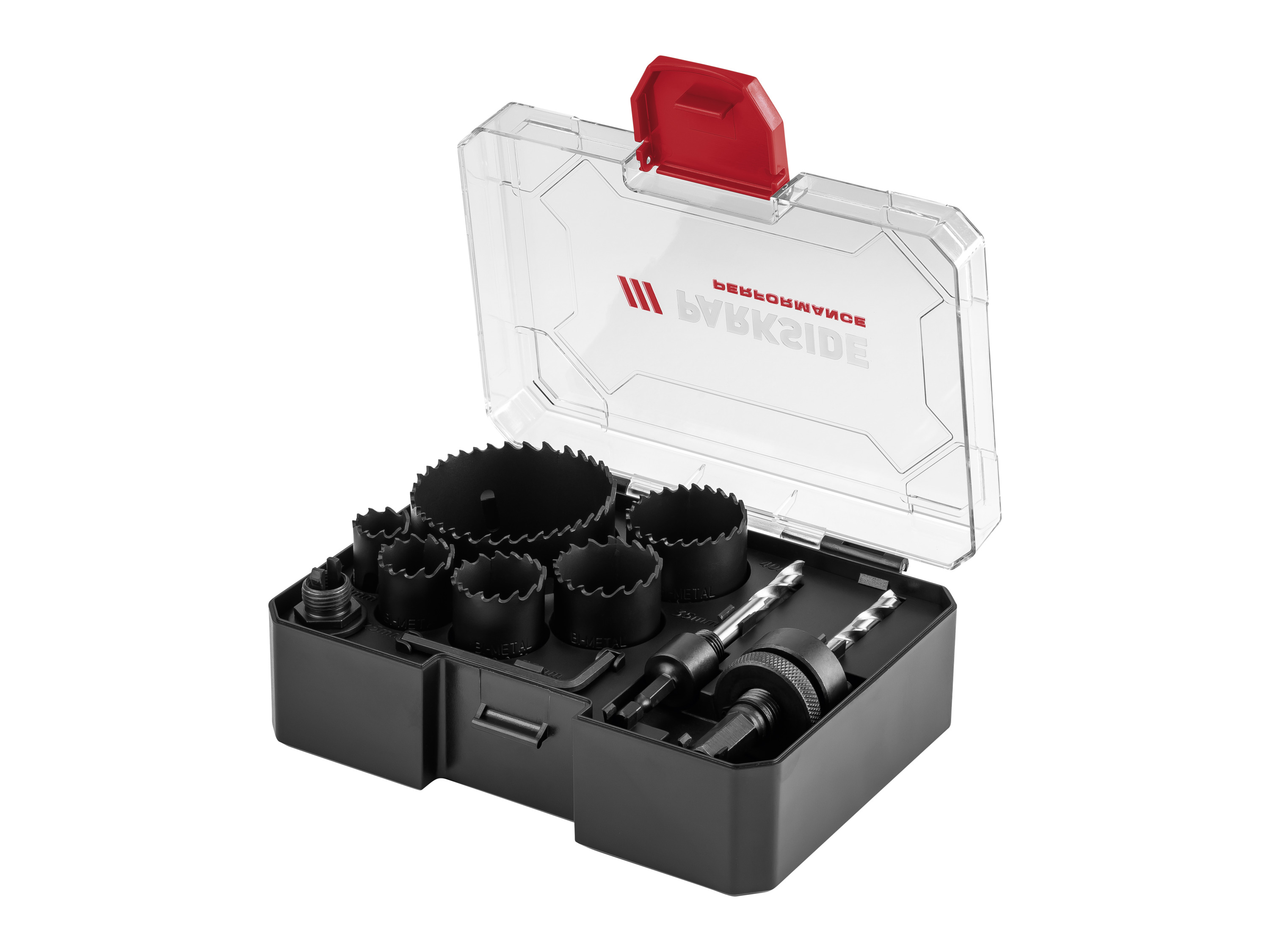 Parkside Performance Zestaw otwornic bimetalowych, 11 elementów