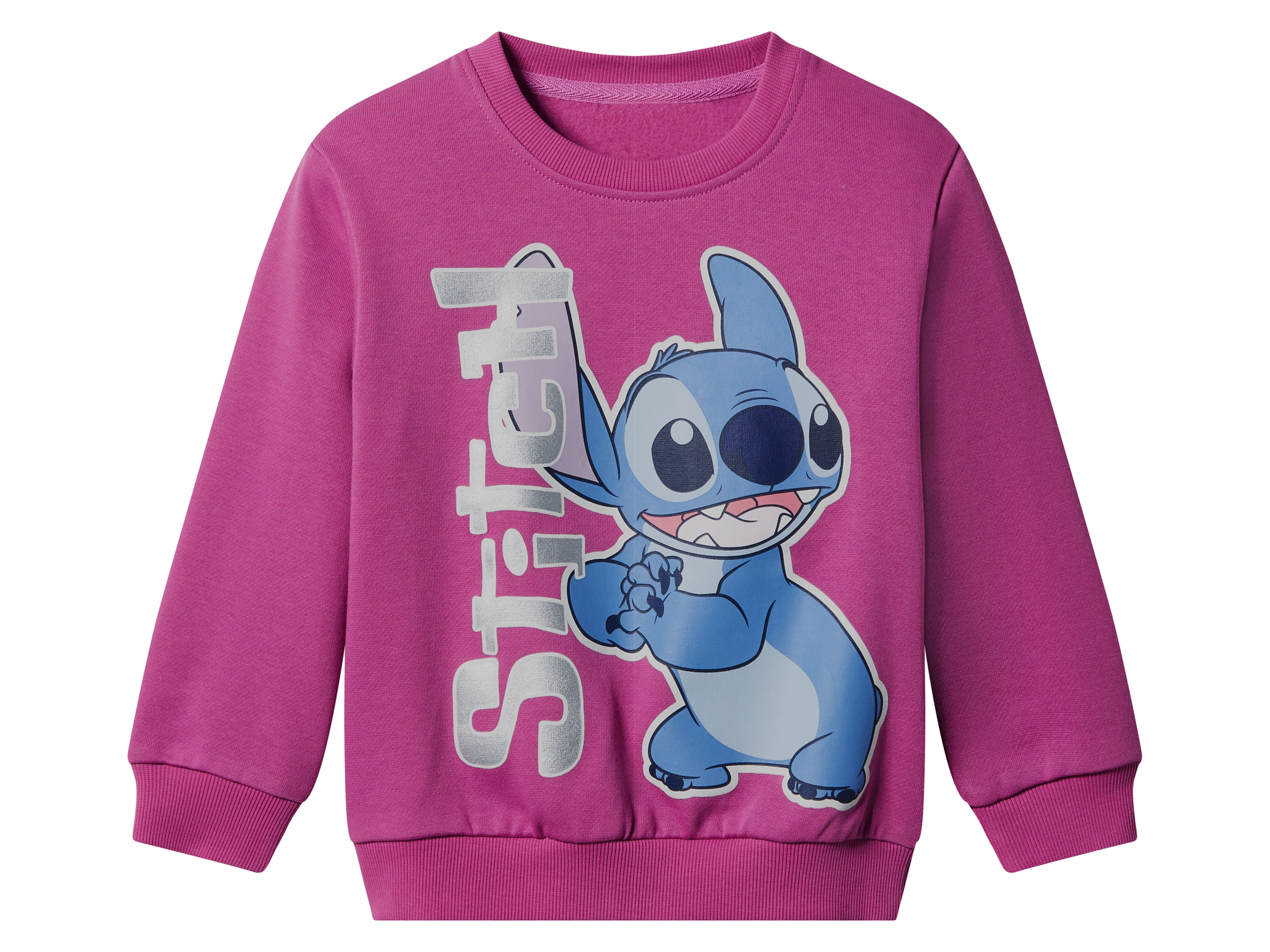 Bluza dresowa dziecięca z bawełną Różowy, 98/104