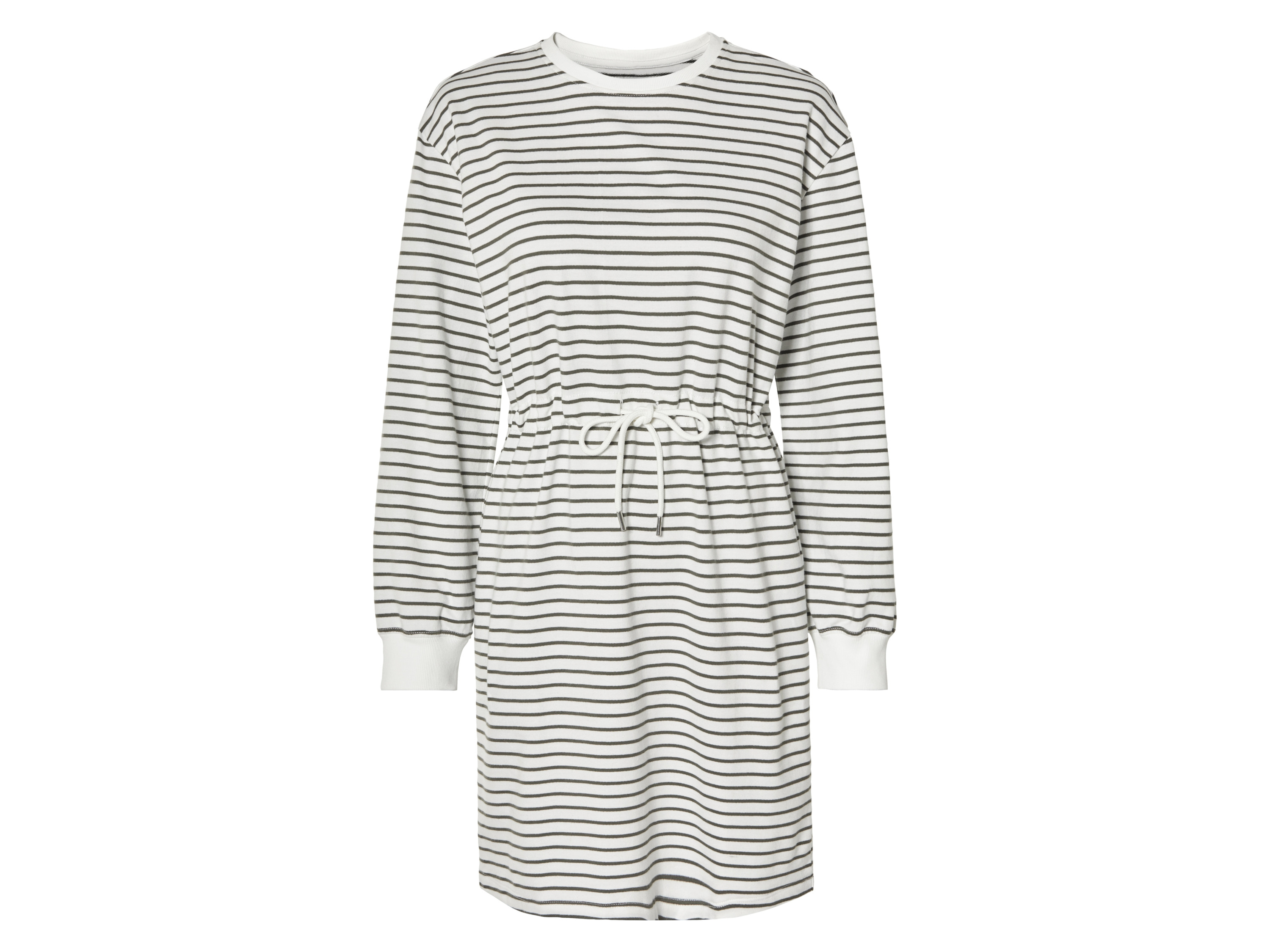 esmara Sukienka dresowa damska z bawełną Biały, S36/38