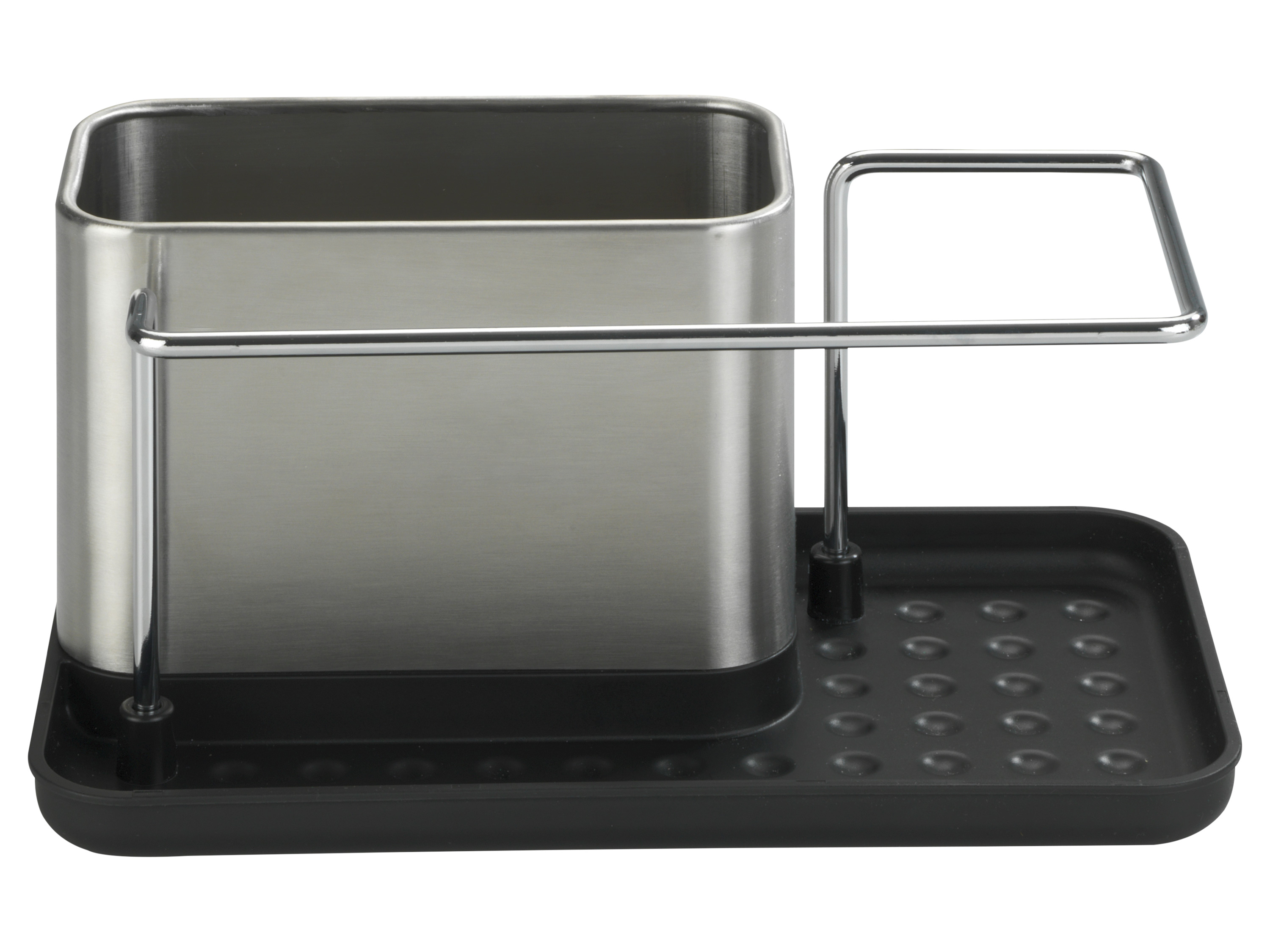 Wenko Organizer do zlewu z 4 przegródkami Prostokątny/stal szlachetna