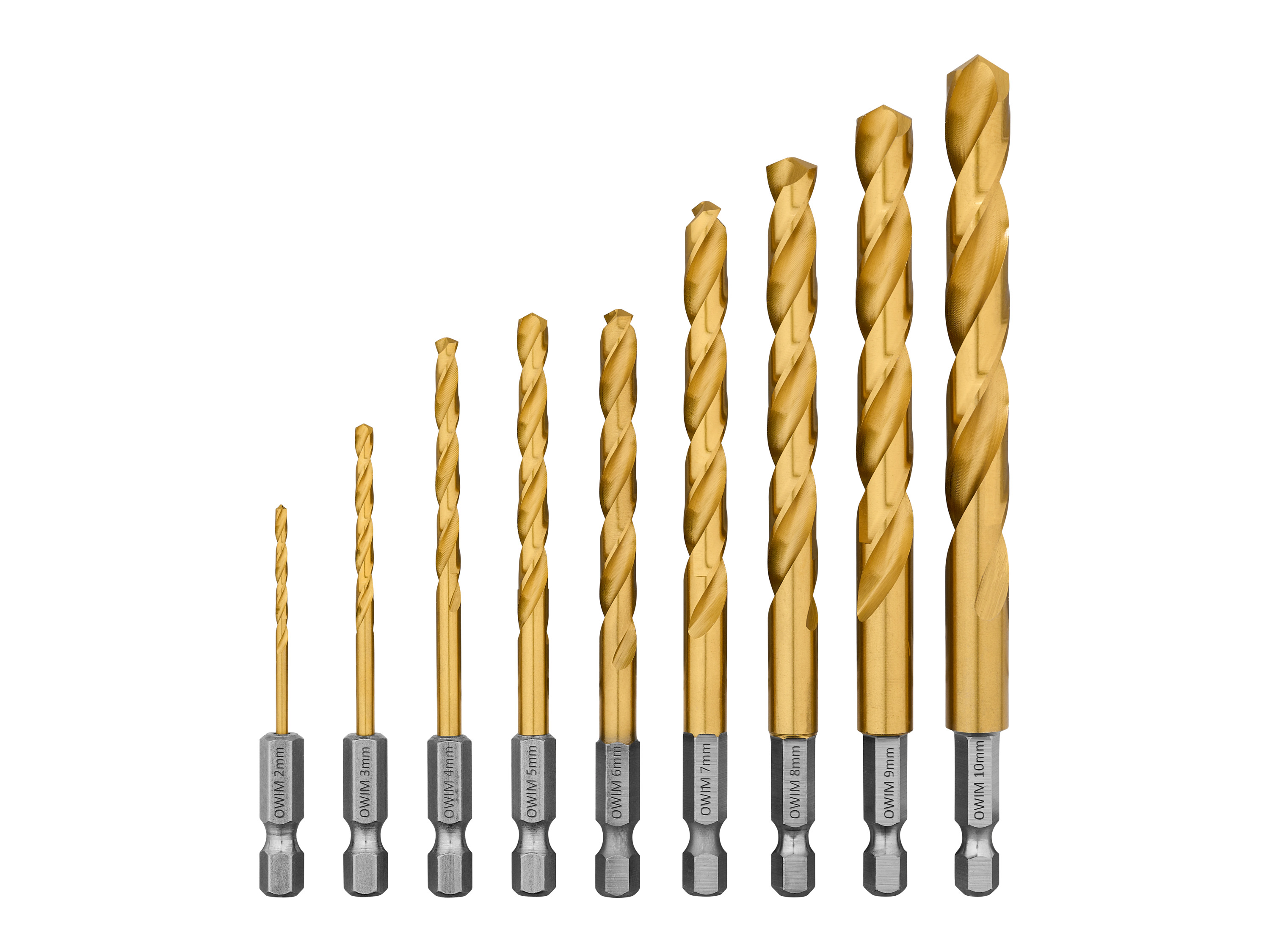 Parkside Uchwyt kątowy do bitów i zestaw wierteł Zestaw wierteł udarowych 9 szt.