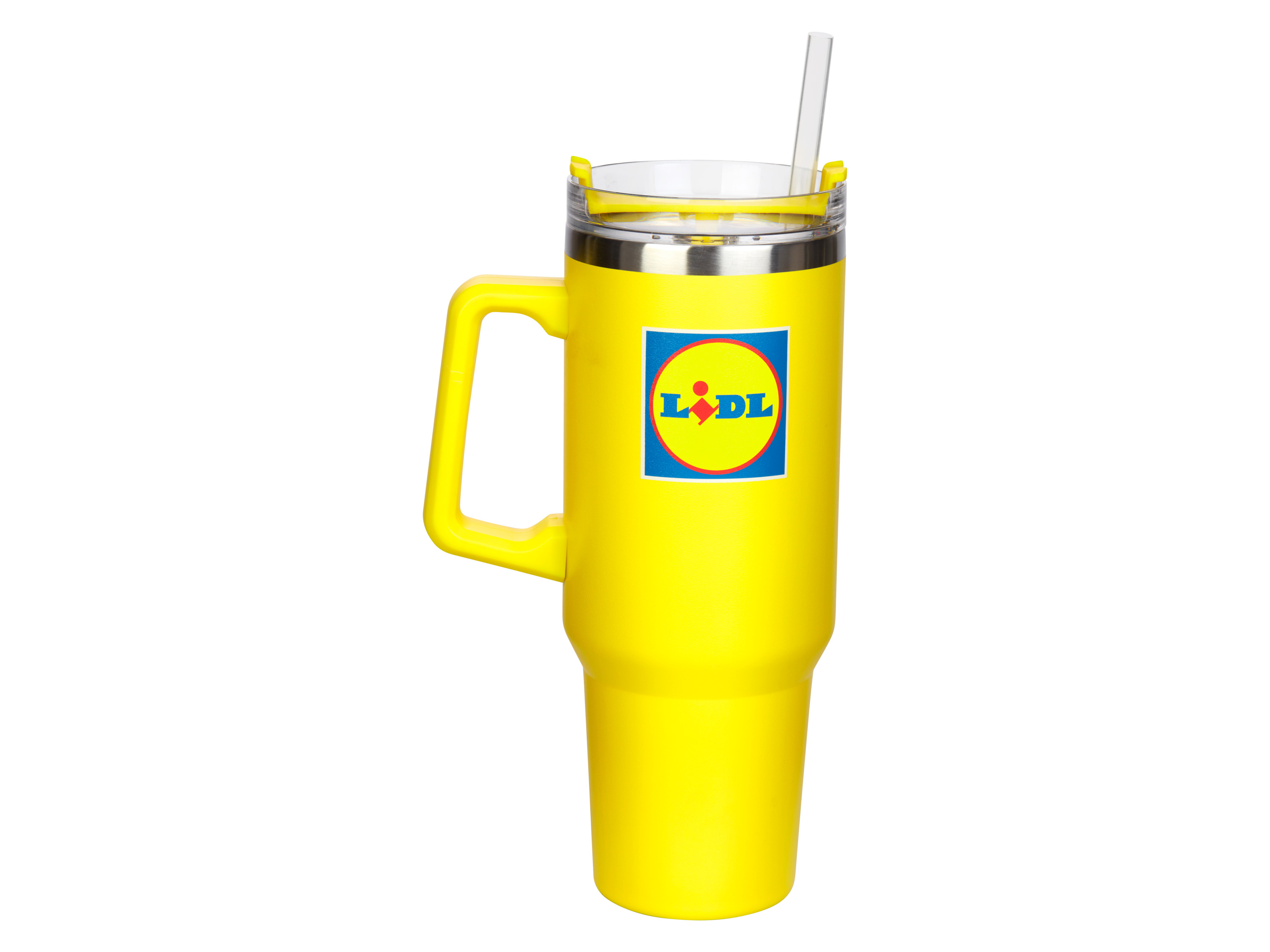 Kubek termiczny ze stali nierdzewnej Żółty