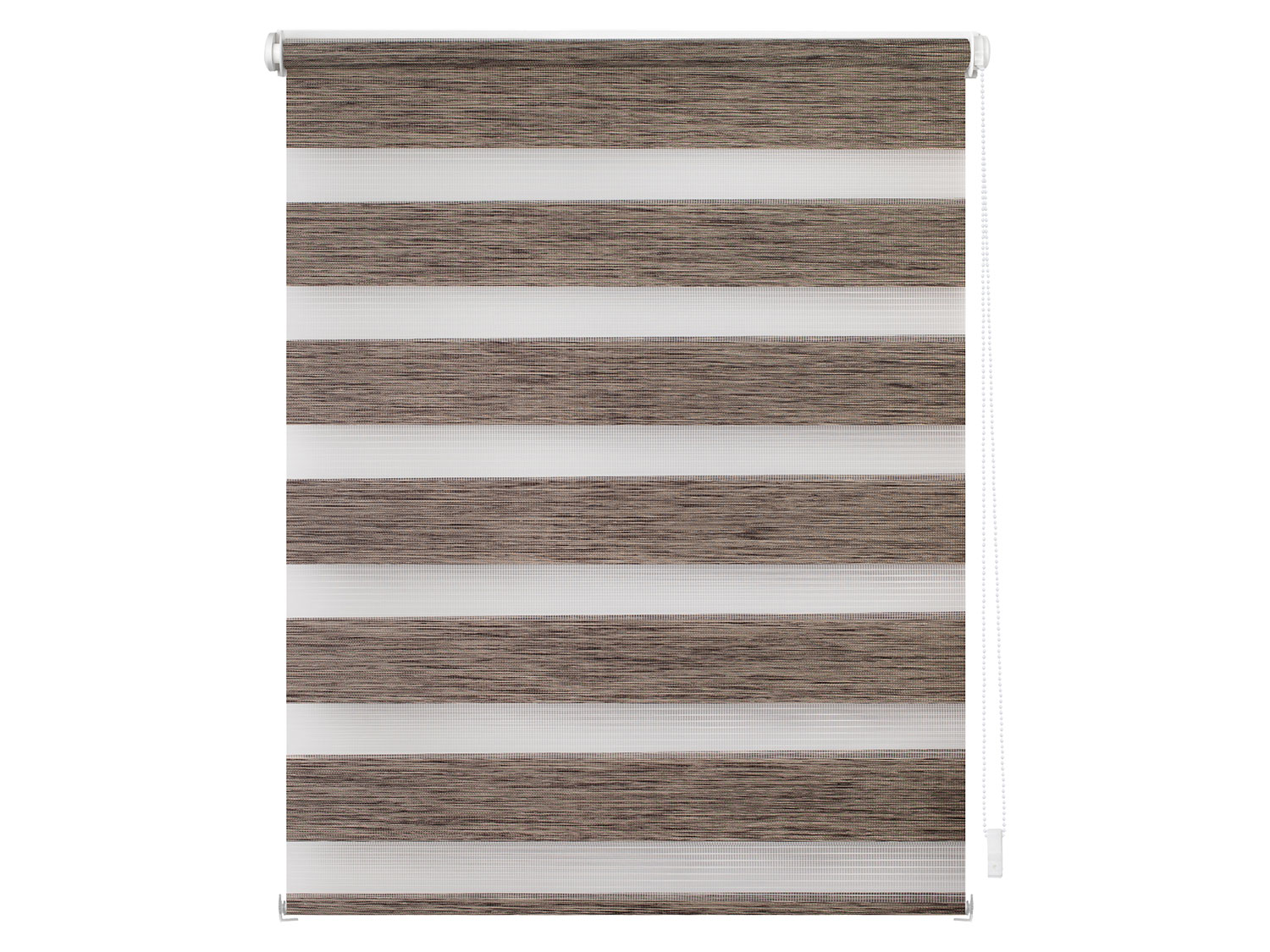 Lichtblick Roleta dzień/ noc Klemmfix, bez wiercenia, od 45 do 120 cm Jasnobrązowy, 80 x 150 cm