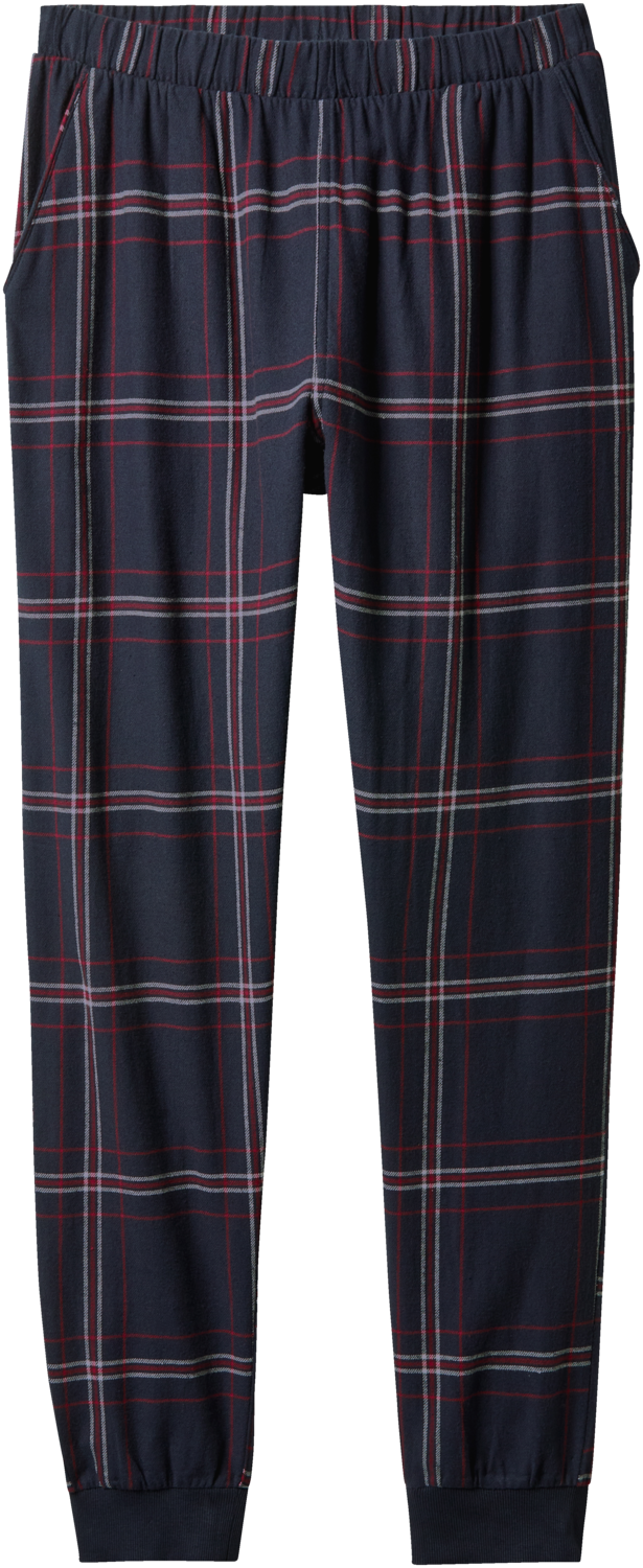 esmara Spodnie do spania flanelowe damskie Granatowy, S36/38