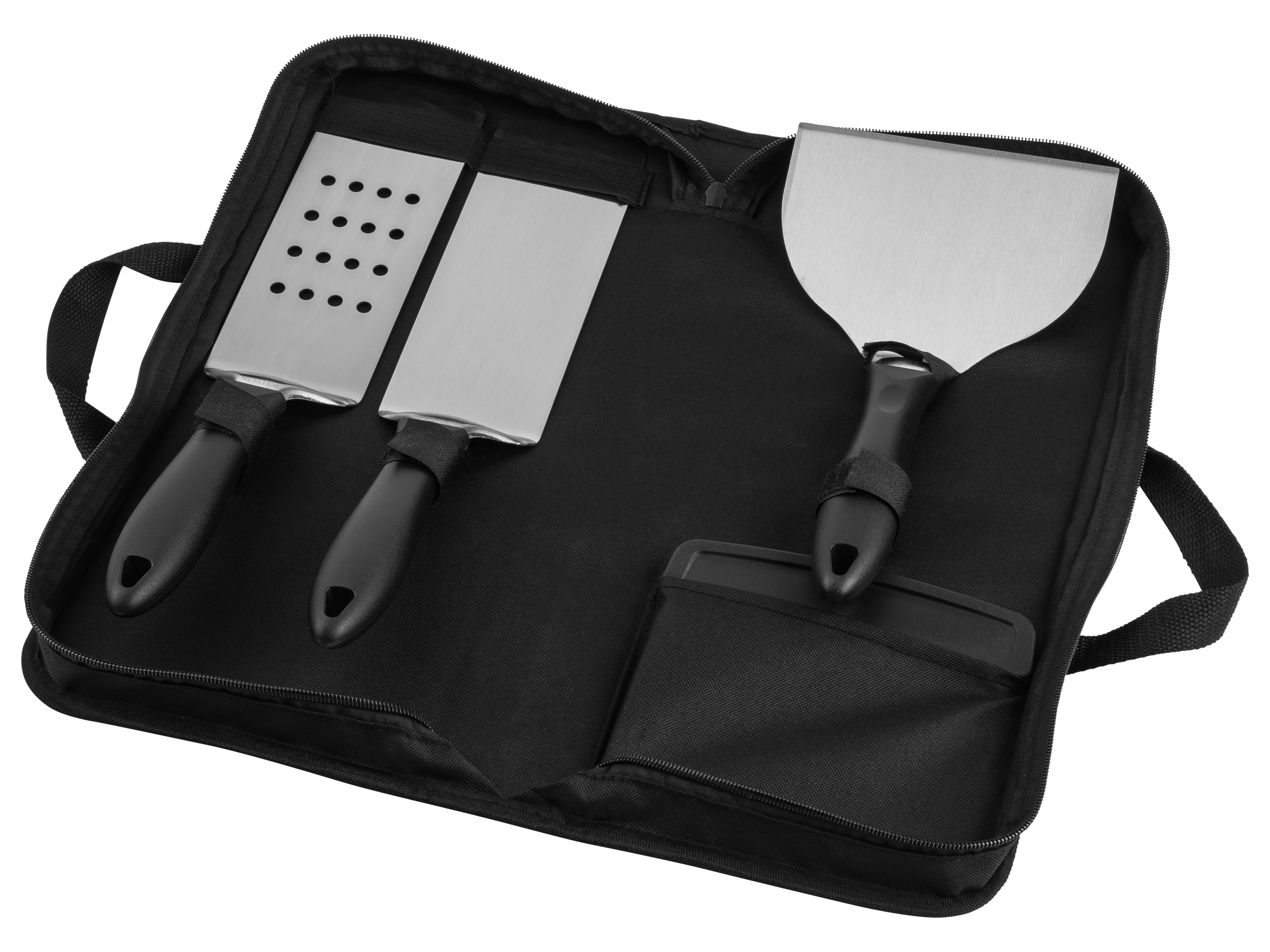 Grillmeister Zestaw akcesoriów do grillowania, 5 elementów Zestaw łopatek do grilla