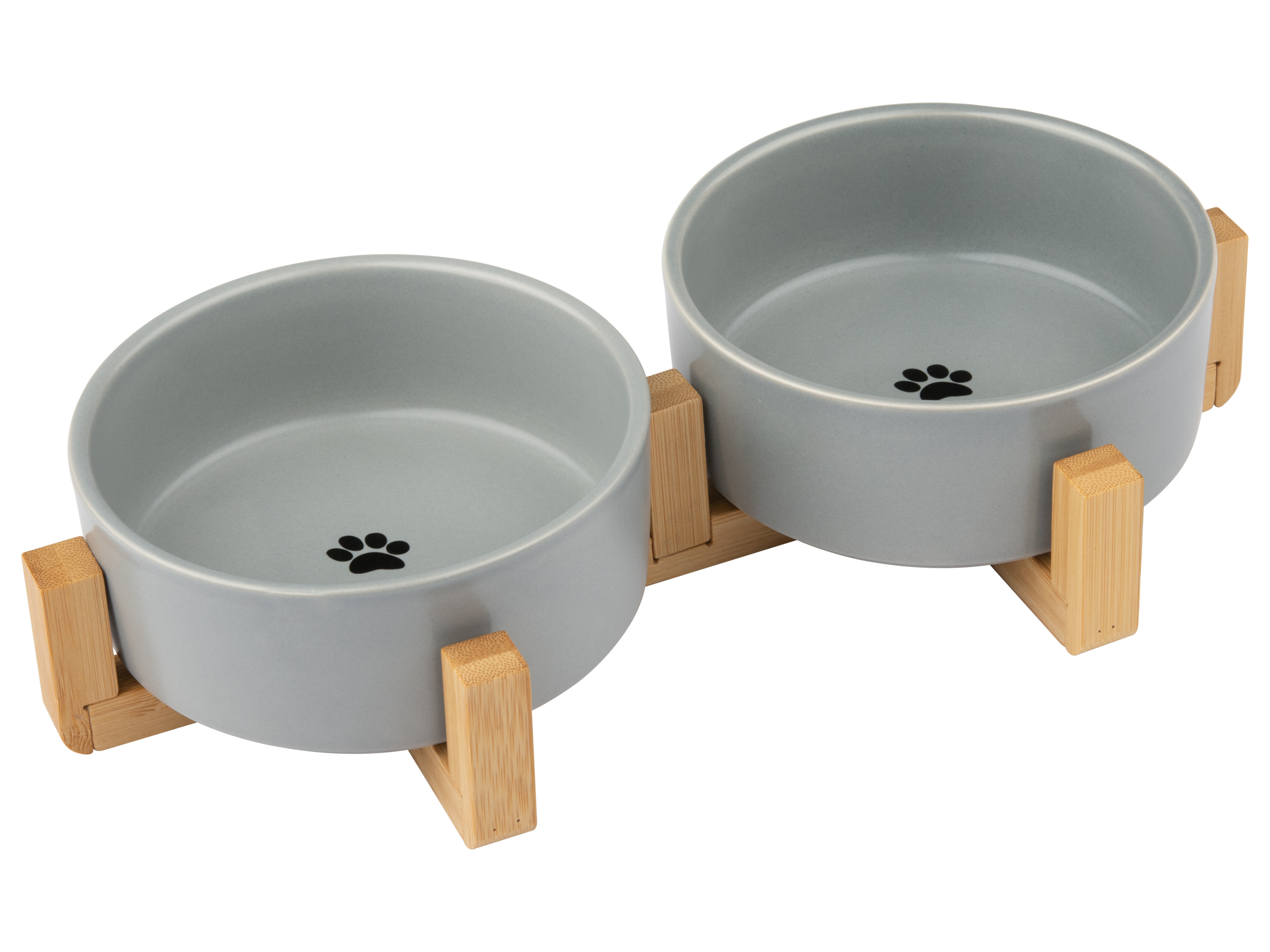 zoofari Miska lub podwójna miska na karmę Podwójna miska, Szary