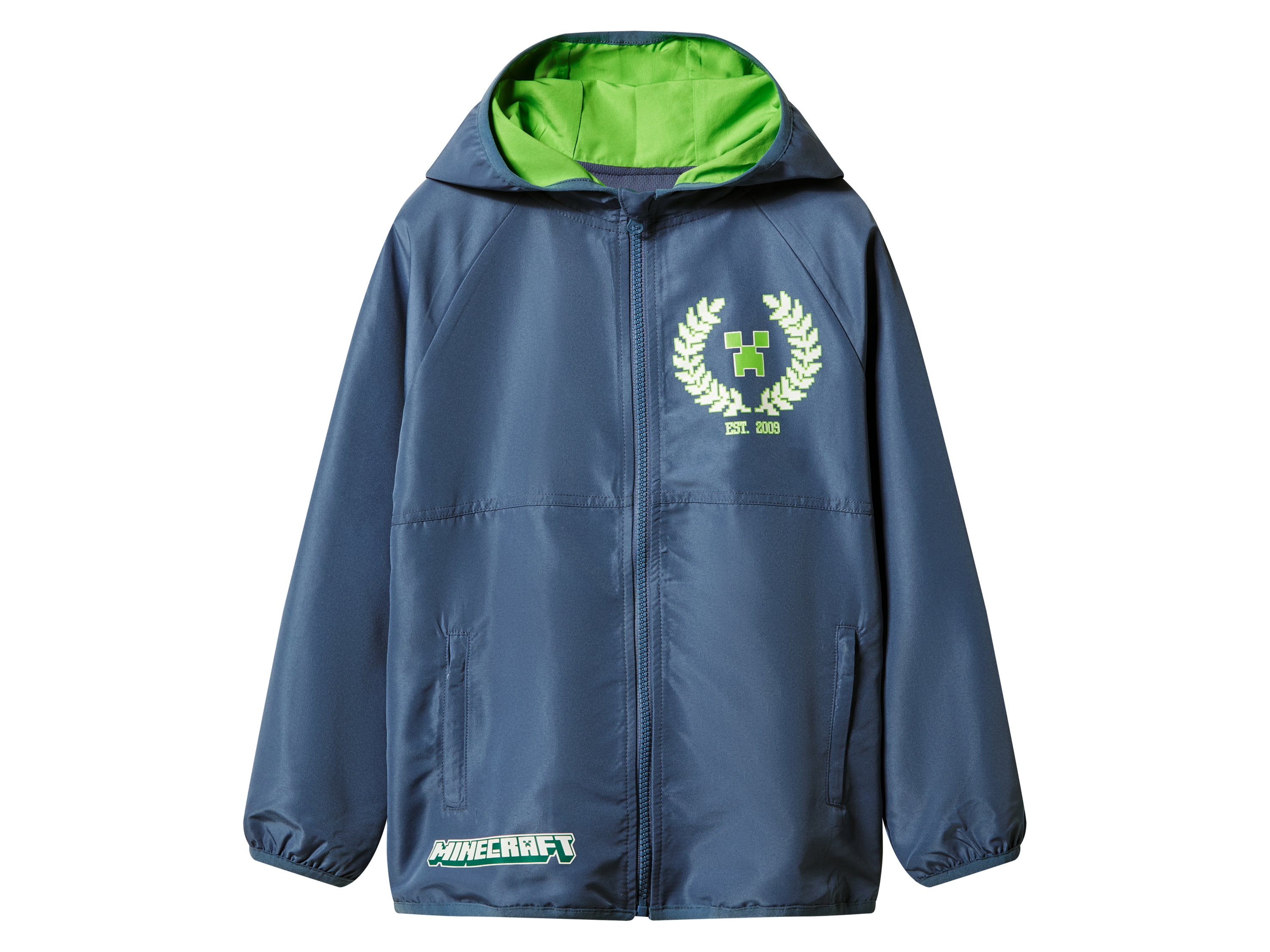 Wiatrówka dziecięca Minecraft Niebieski, 134/140