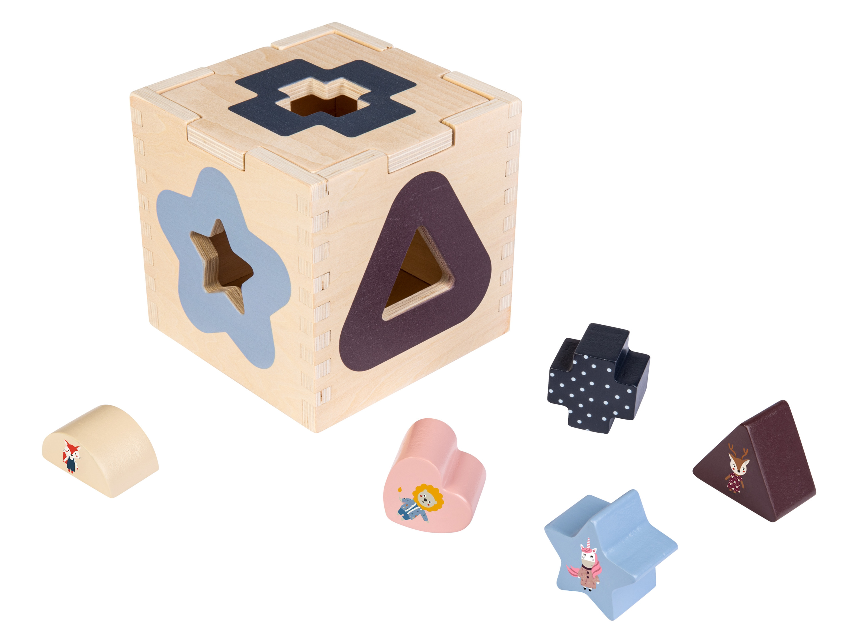 lupilu Drewniana zabawka Sorter