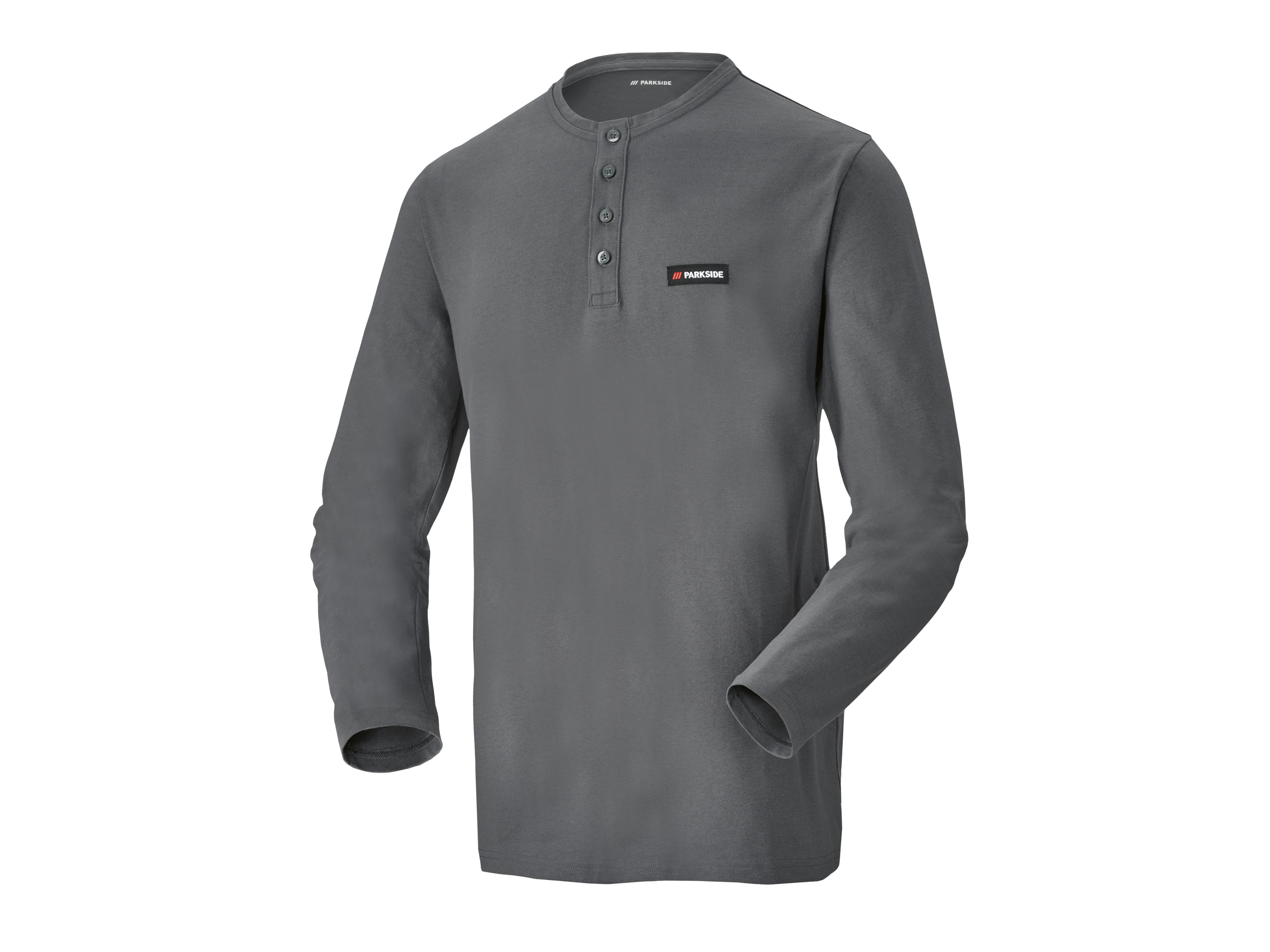 Parkside Koszulka męska z długim rękawem Szary, S 44/46