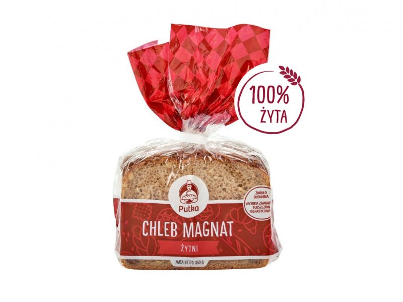 Chleb Magnat Krojony 350 g - Piekarnie Cukiernie Putka