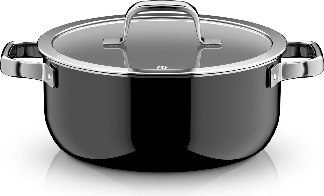 Garnek niski 24cm Fusiontec Mineral Pro Black