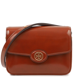 Tory Burch ROBINSON SPAZZOLATO 143122 23-DARK SIENNA