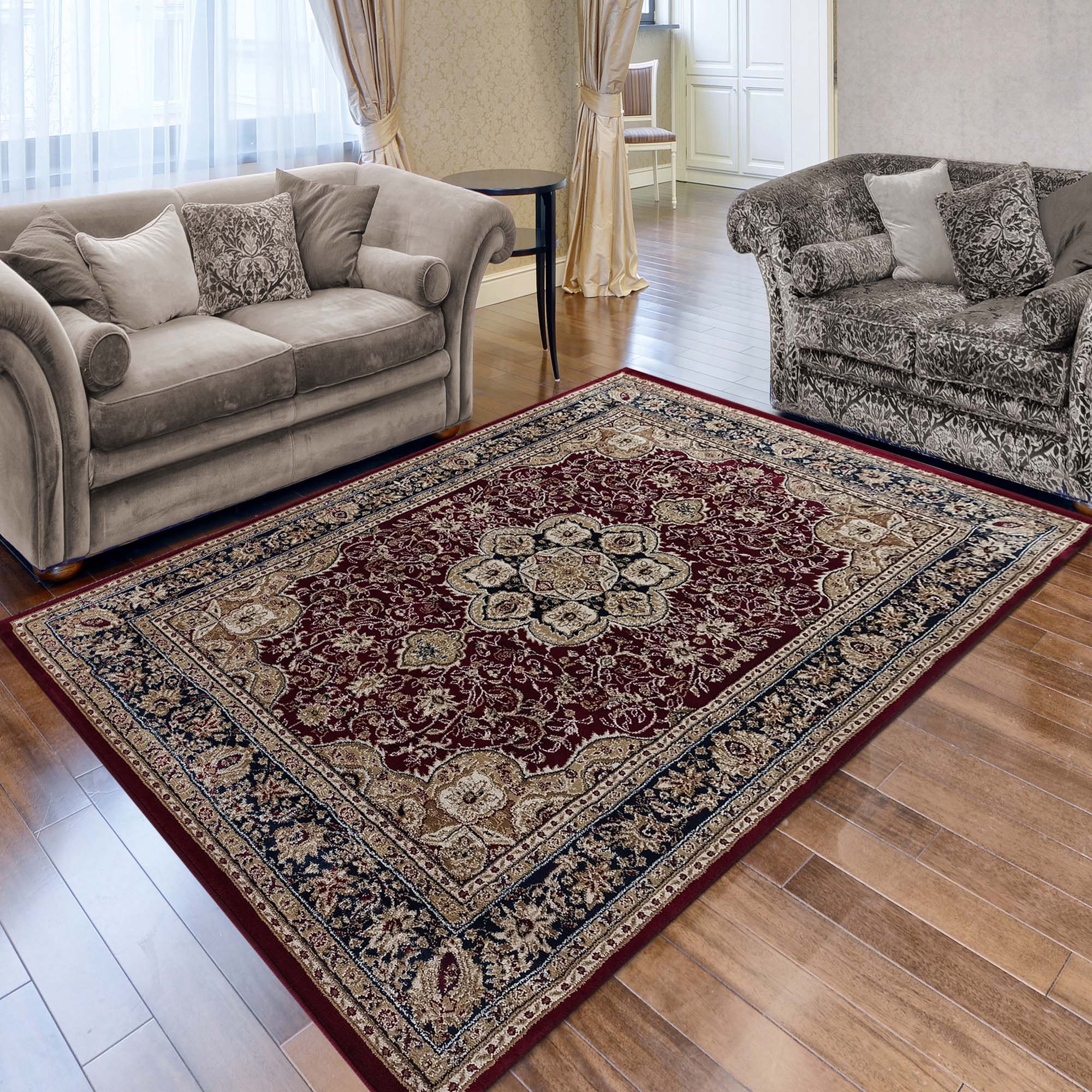 Dywan - 80 x 150 cm - Czerwony - Ekskluzywny - Dywanopol