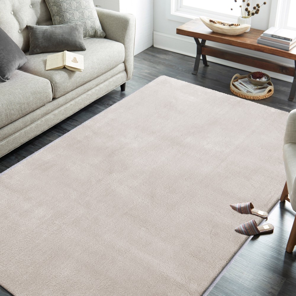 Dywan - 80 x 300 cm - Beżowy - Nowoczesny - Dywanopol