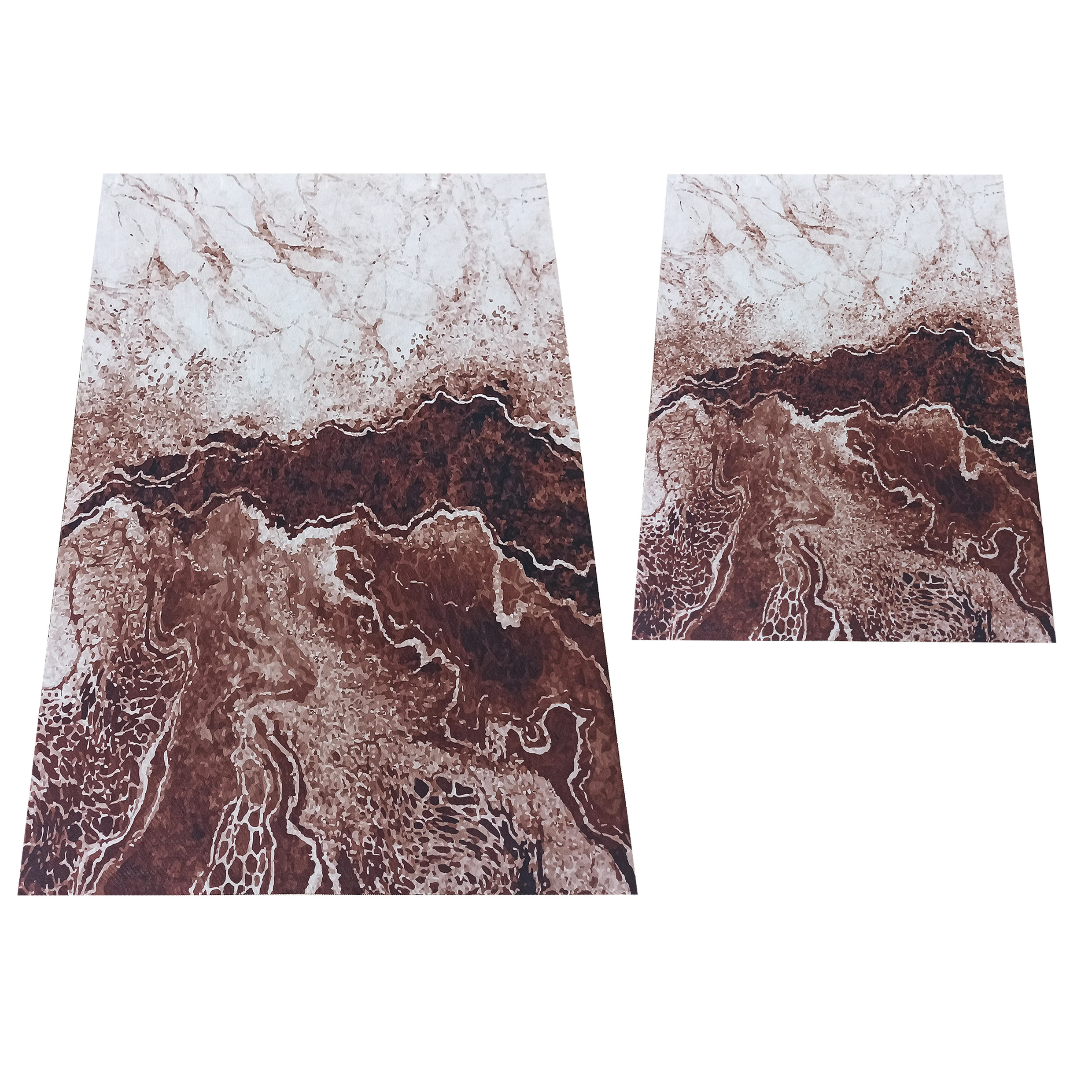 Komplet Dywaników Antypoślizgowych Horeca New 111 - Brązowy