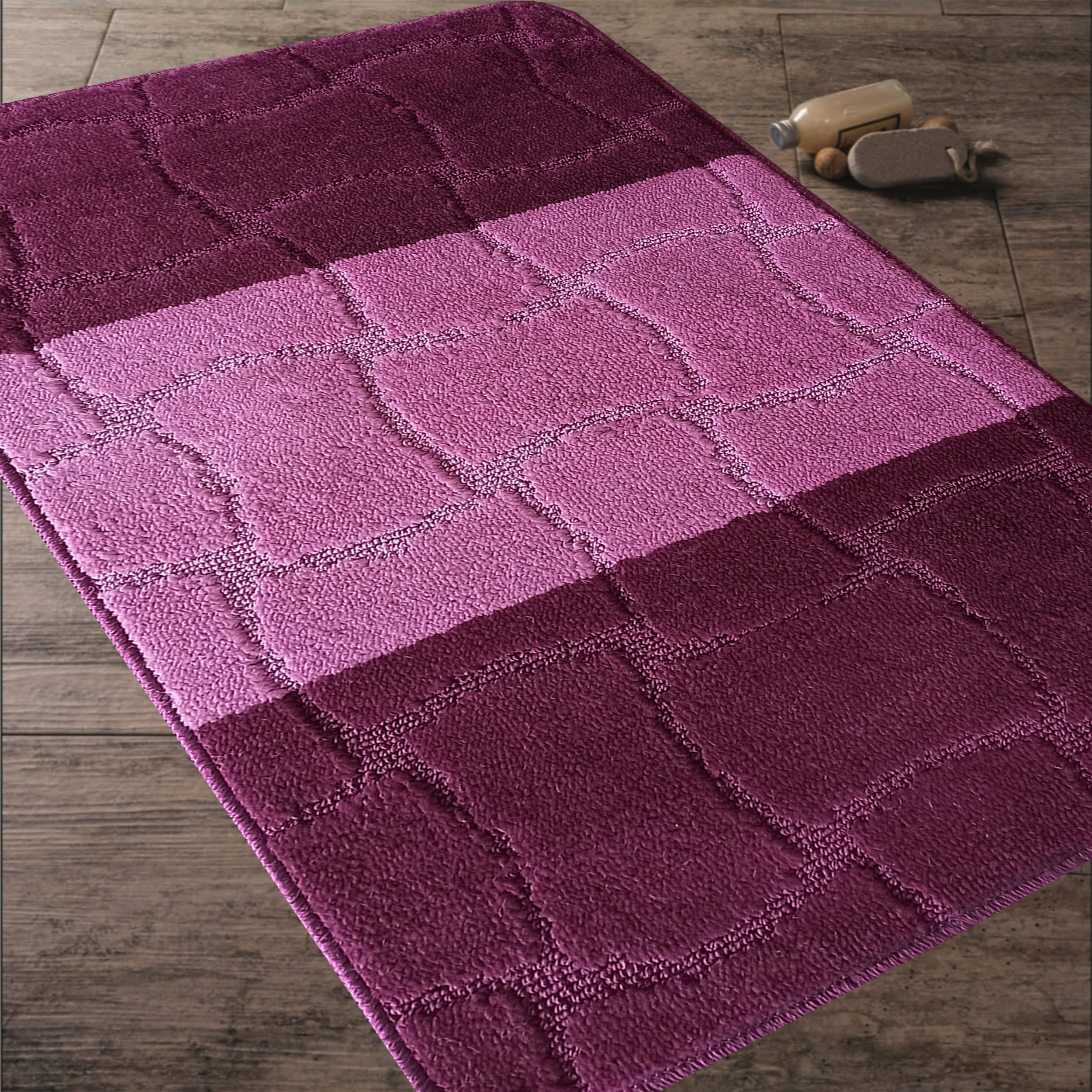 Komplet Dywaników Łazienkowych Montana Sariyer - Orchidea Pod WC Antypoślizgowy