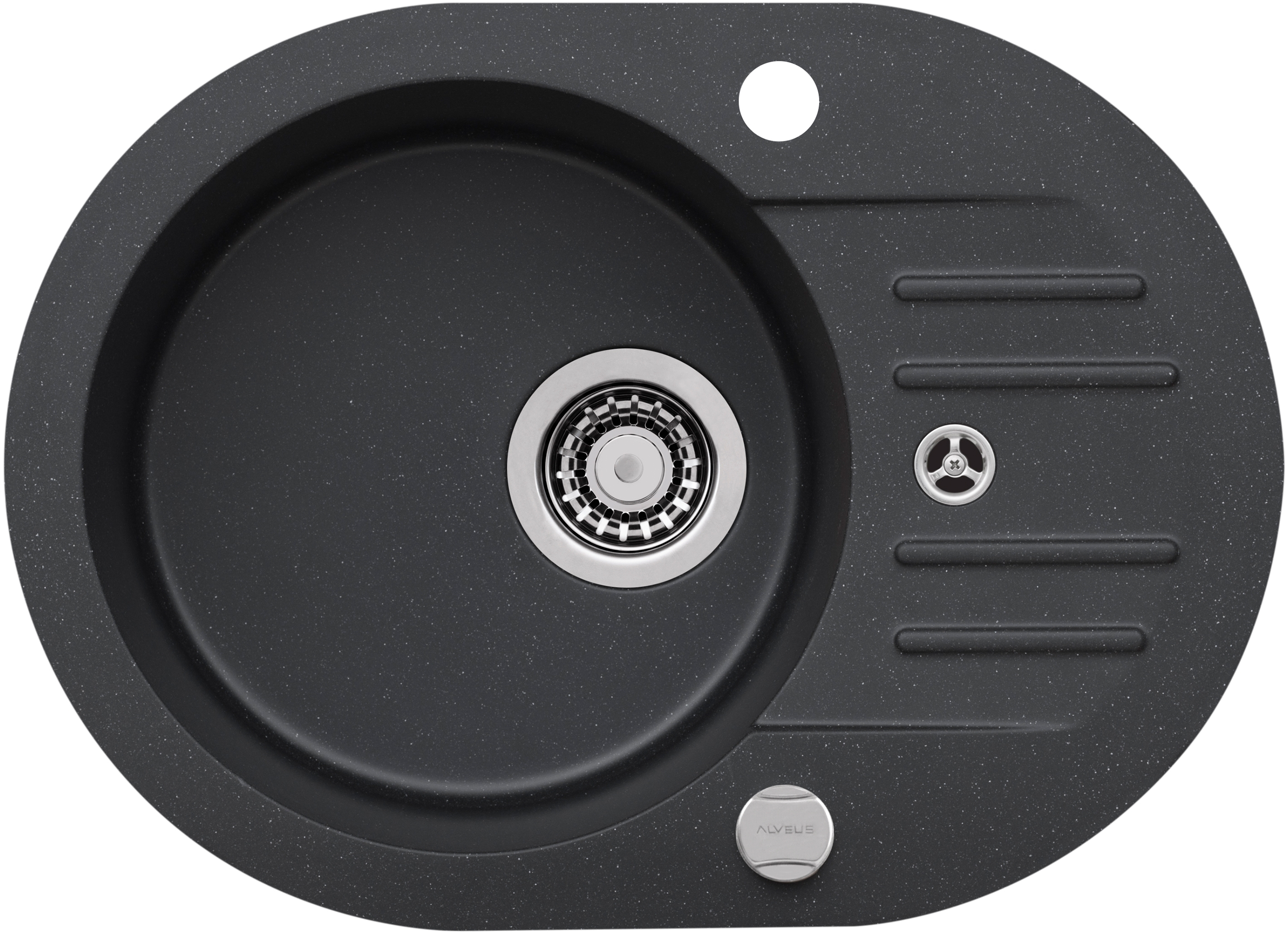 Darmowa Dostawa - Zlewozmywak granitowy 58x42 cm Genesis by Alveus Foxtrot 9654291P