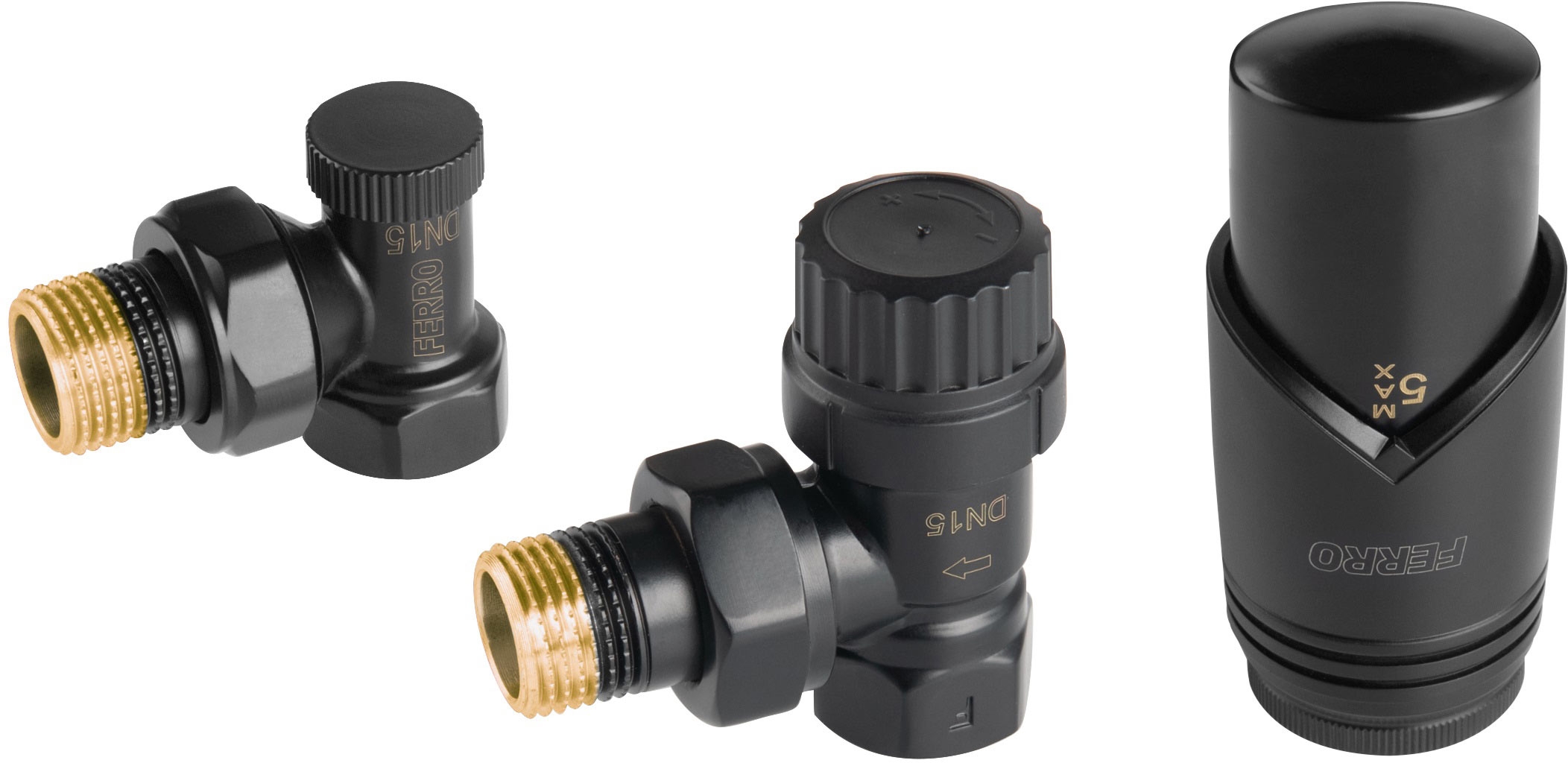 Darmowa Dostawa - Zestaw termostatyczny czarny Ferro ZTM31BL