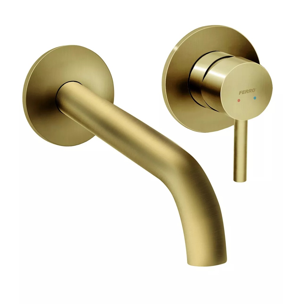 Darmowa Dostawa - Bateria umywalkowa podtynkowa złota Ferro Ciriculus BCK3PABG