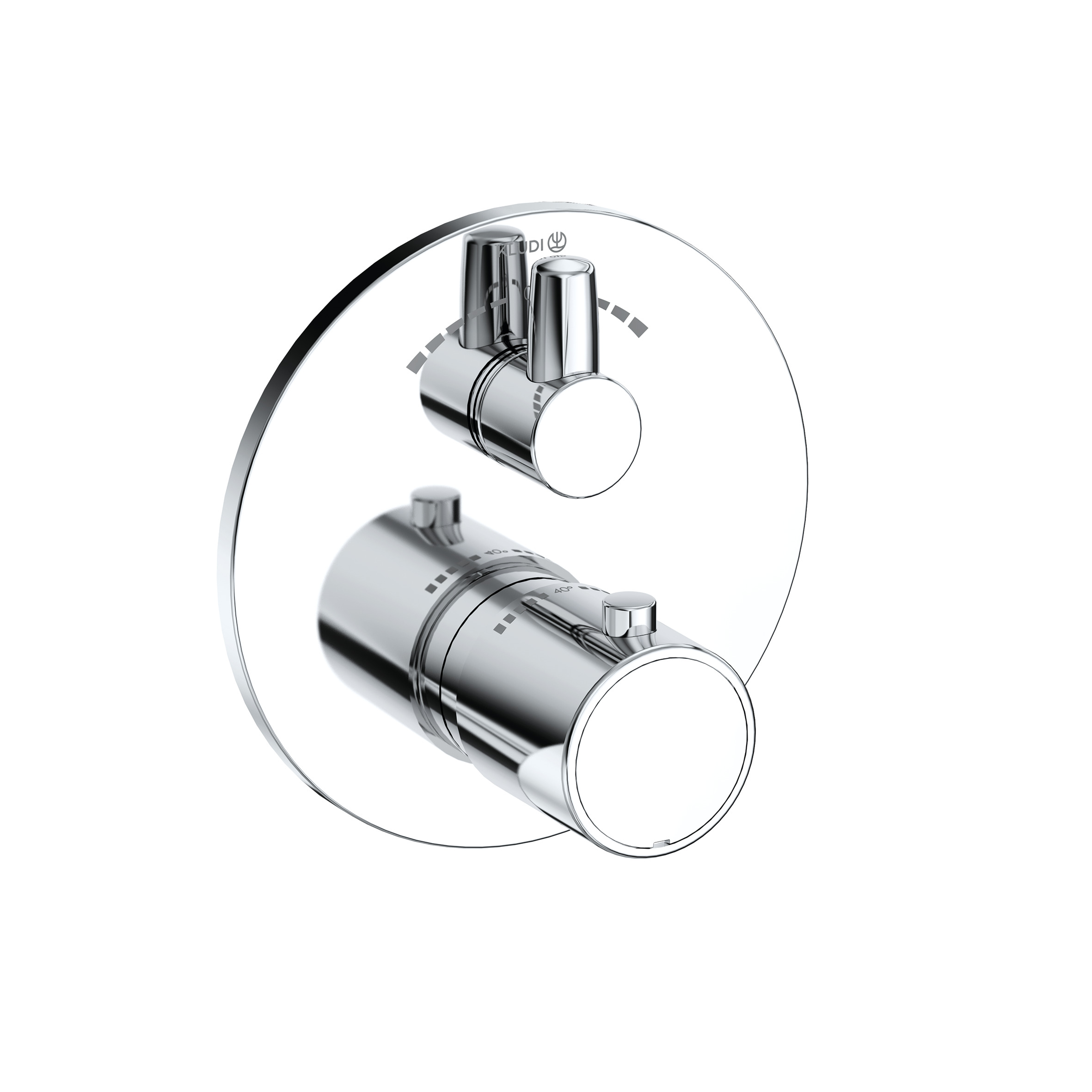 Darmowa Dostawa - Bateria wannowo-prysznicowa podtynkowa z termostatem chrom Kludi Zenta SL 388100545