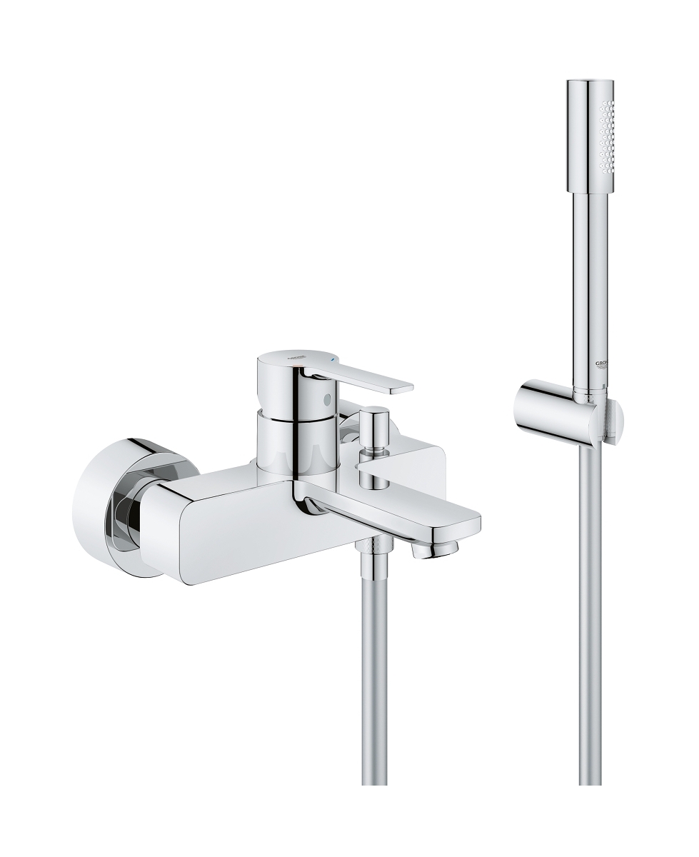 Darmowa Dostawa - Bateria wannowo-prysznicowa ścienna starlight chrome Grohe Lineare 33850001