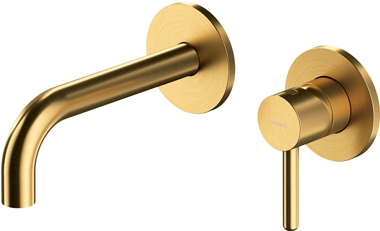 Darmowa Dostawa - Bateria umywalkowa podtynkowa złota Omnires Y Y1215HGLB