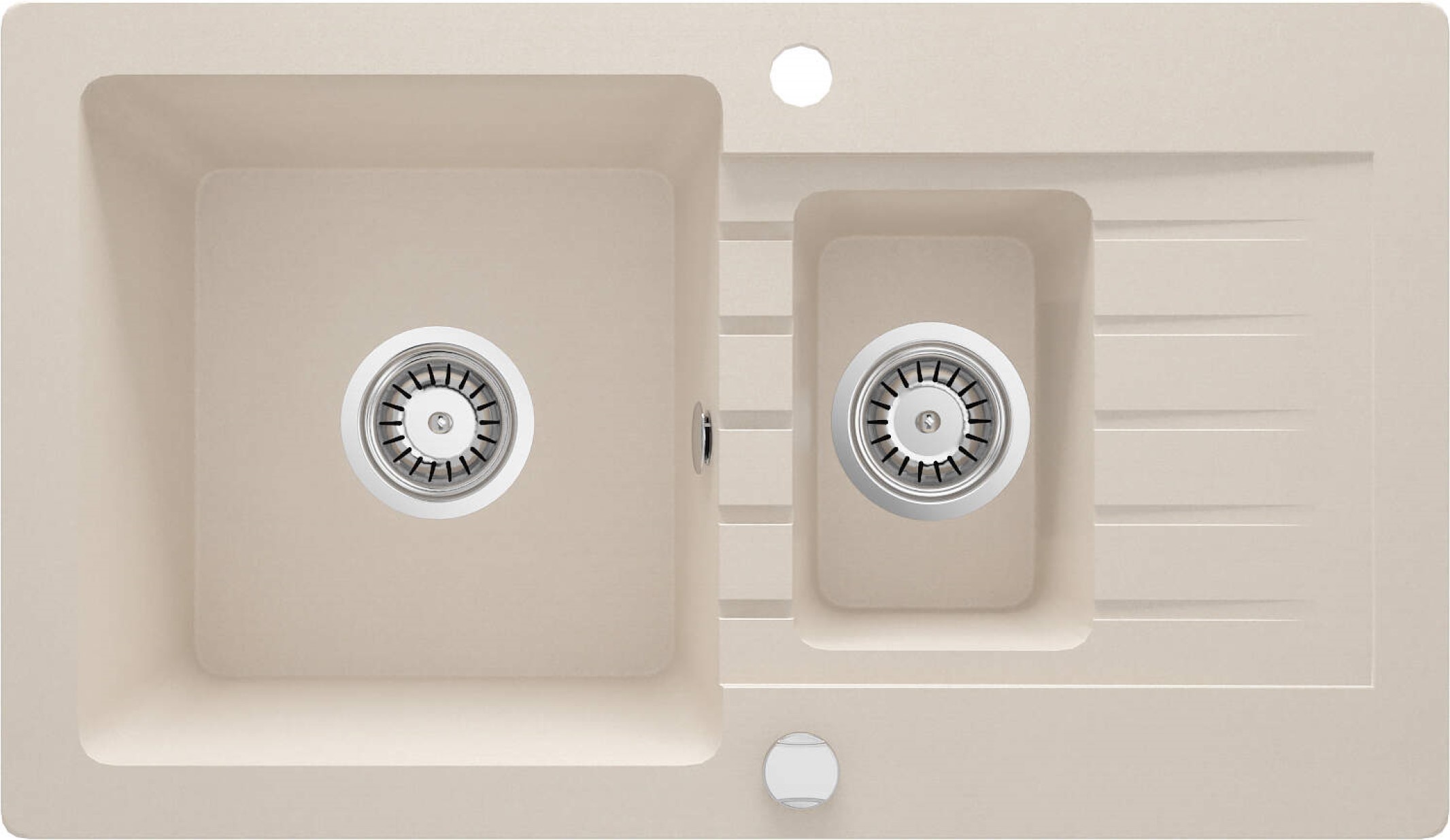 Darmowa Dostawa - Zlewozmywak granitowy 76x44 cm beżowy Deante Zorba ZQZ5513