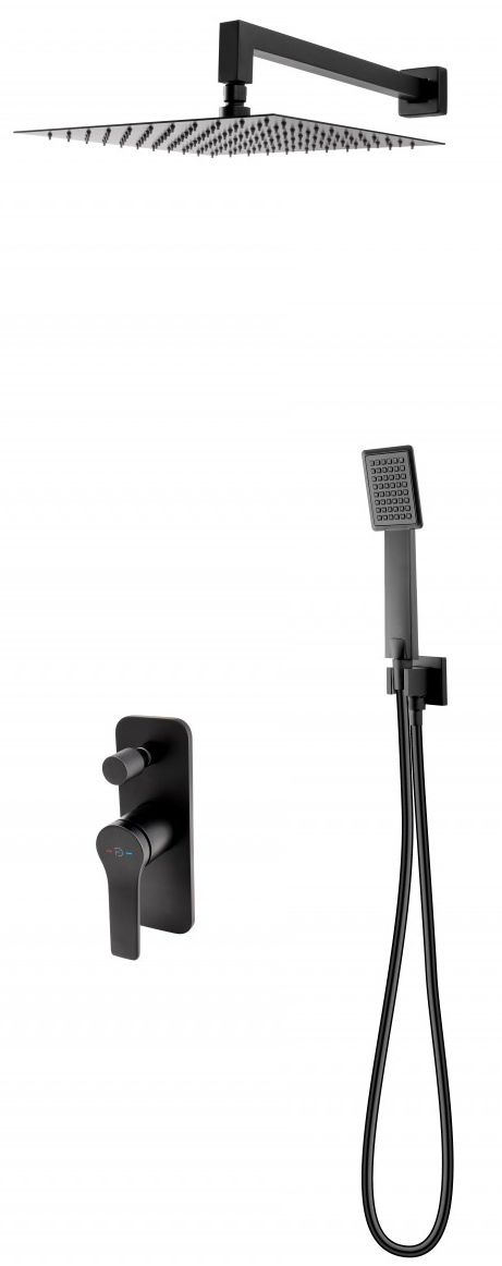Darmowa Dostawa - Zestaw prysznicowy podtynkowy czarny FDesign Seppia FD1SPA7PSET22