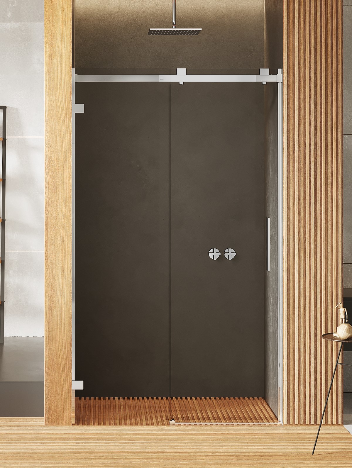 Darmowa Dostawa - Drzwi prysznicowe 120 cm rozsuwane chrom połysk/szkło przezroczyste New Trendy Softi X EXK5251