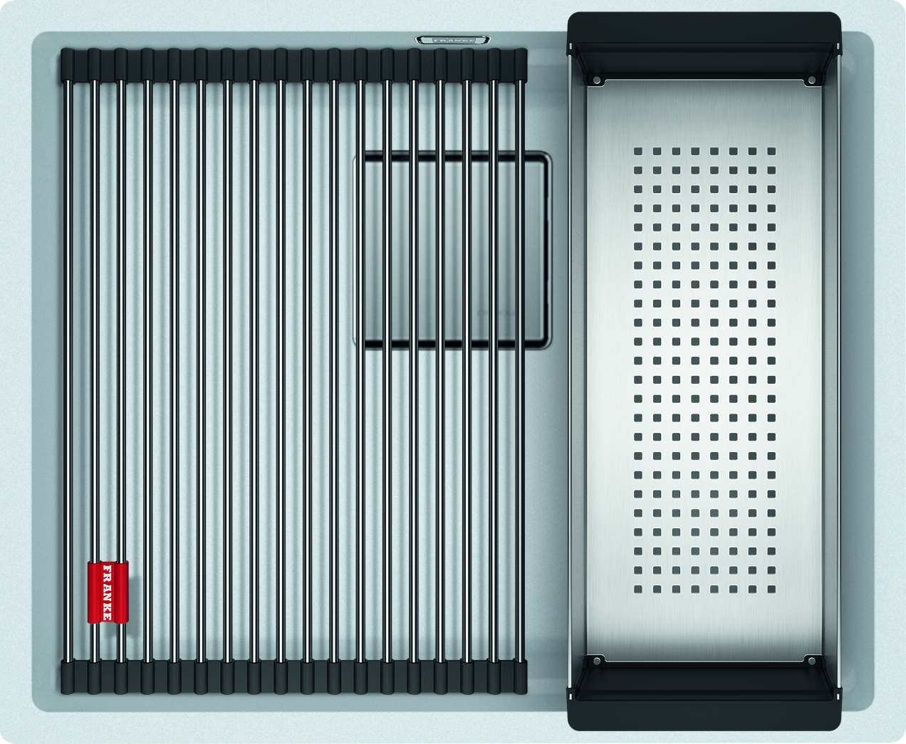 Darmowa Dostawa - Zlewozmywak granitowy 52x42 cm biały Franke Kanon 1250528614
