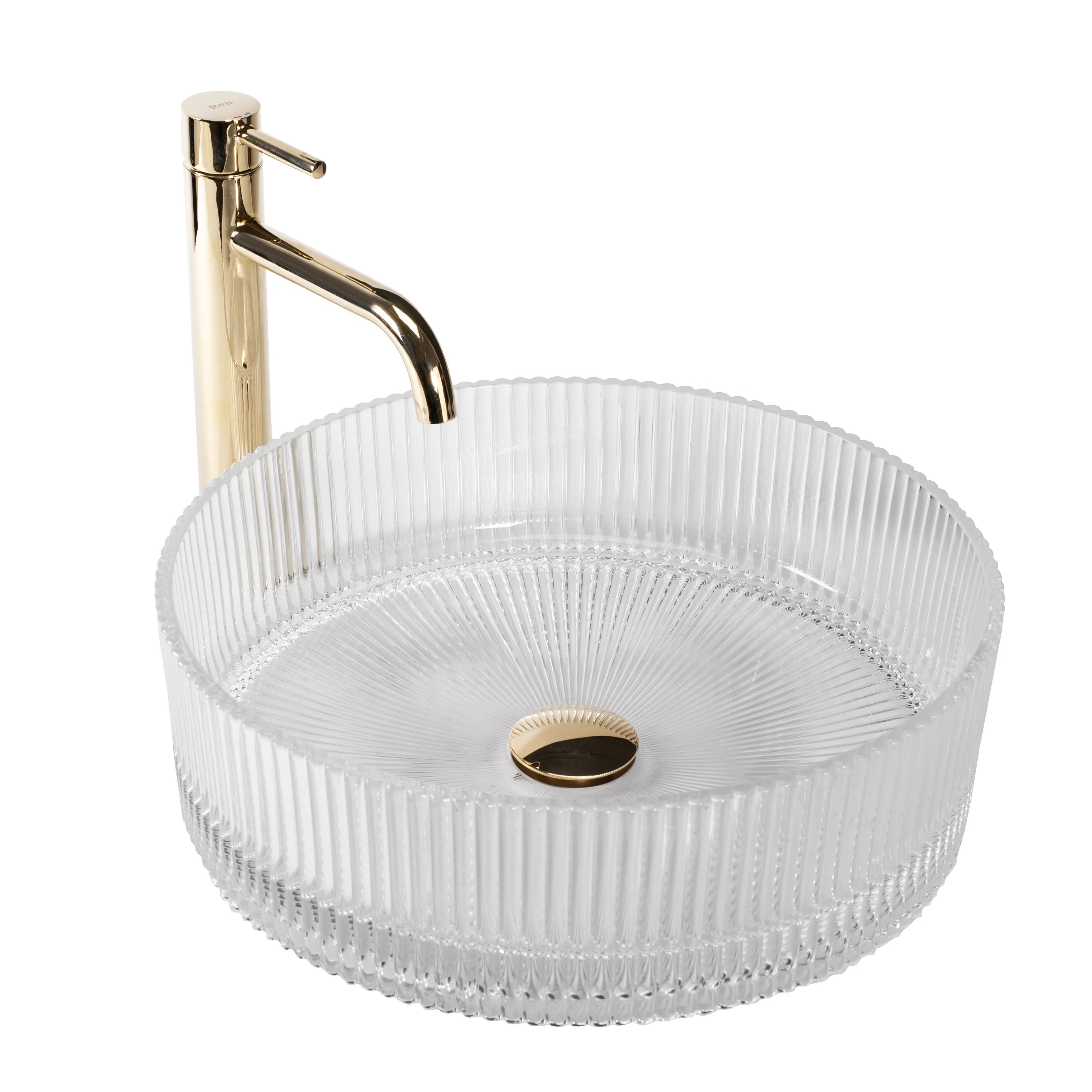 Darmowa Dostawa - Umywalka 39.5x39.5 cm okrągła nablatowa Rea Ingrid REAU0278