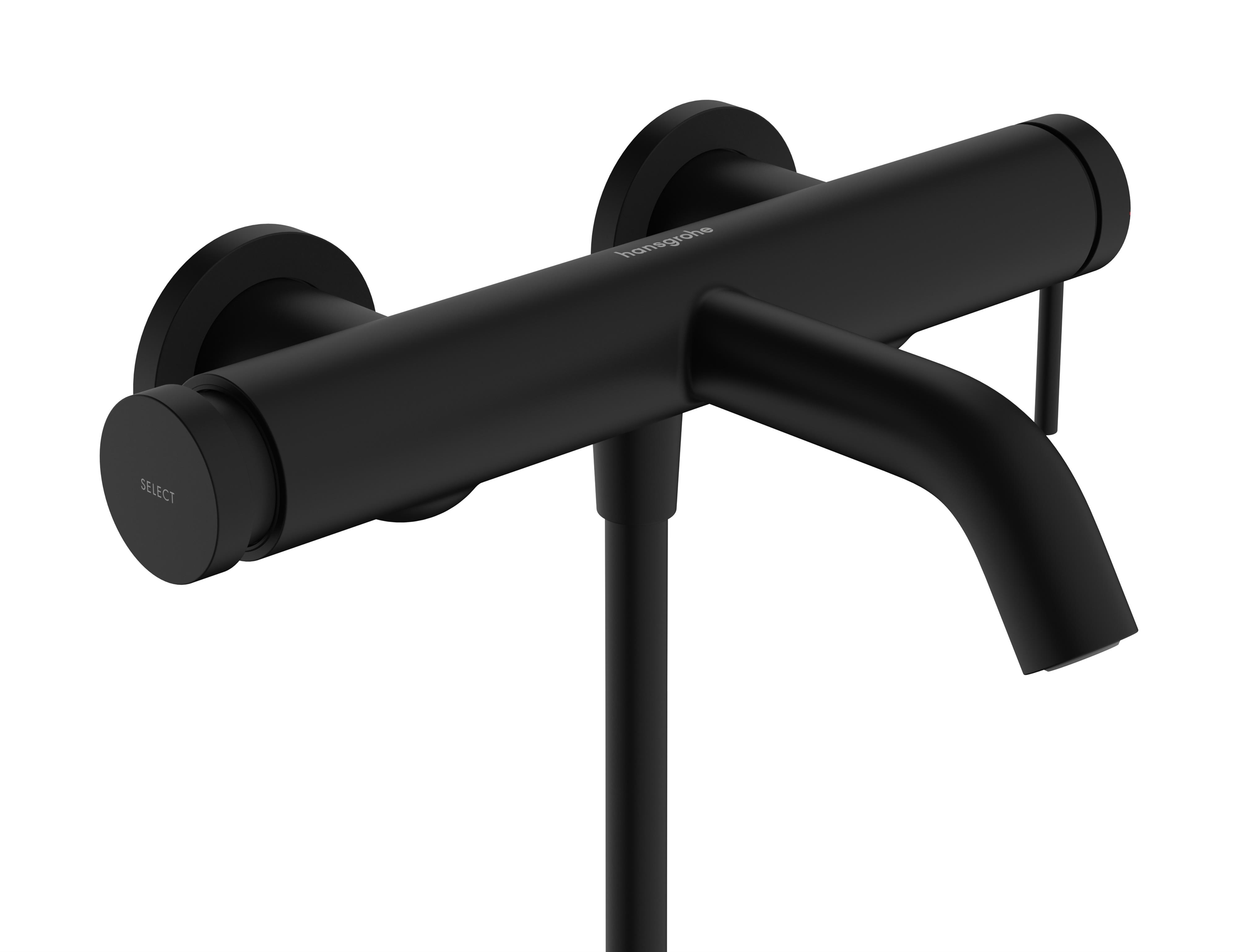 Darmowa Dostawa - Bateria wannowo-prysznicowa ścienna czarna Hansgrohe Tecturis S 73422670