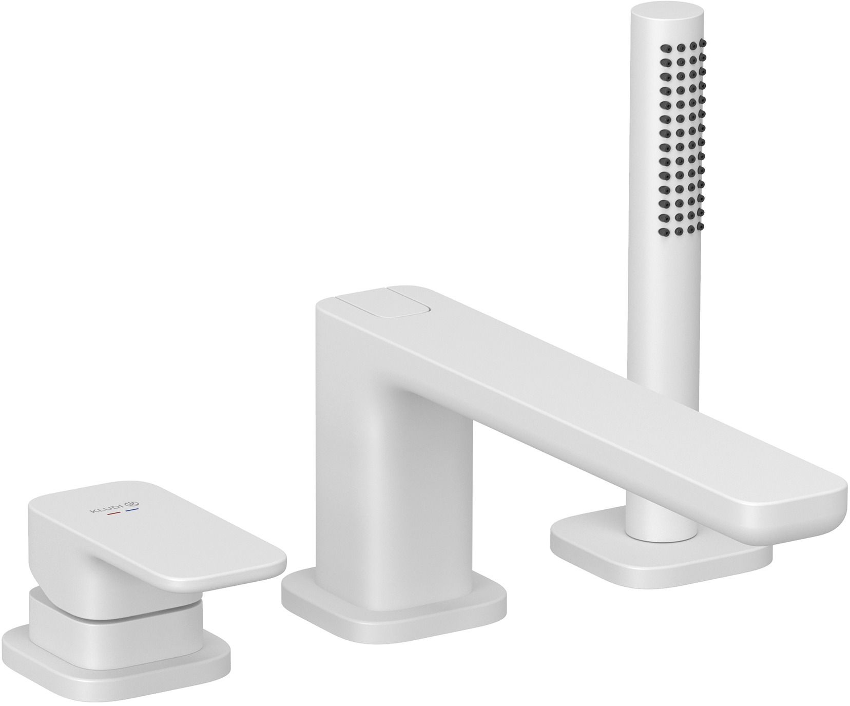 Darmowa Dostawa - Bateria wannowo-prysznicowa nawannowa biała Kludi Renon 424485375