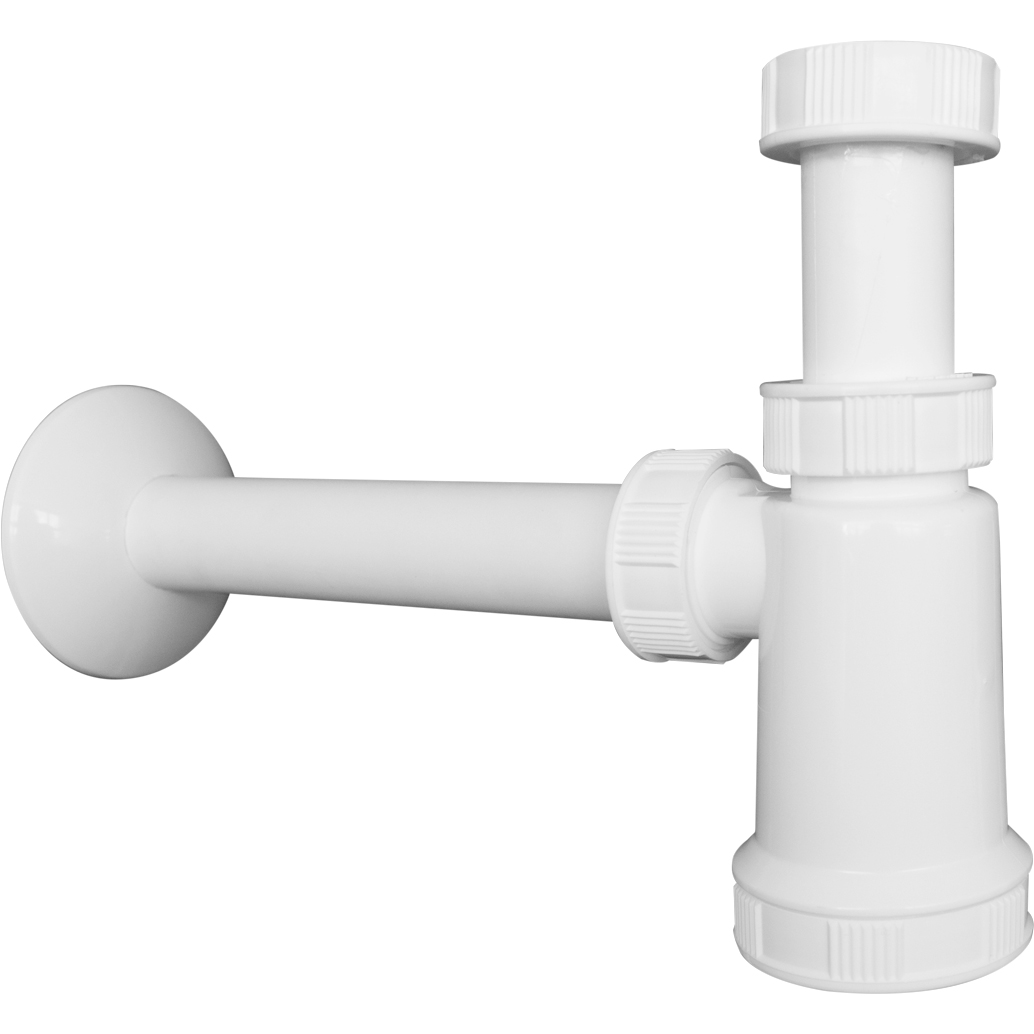 Darmowa Dostawa - Syfon do umywalki butelkowy biały Oltens Harkan 02101000